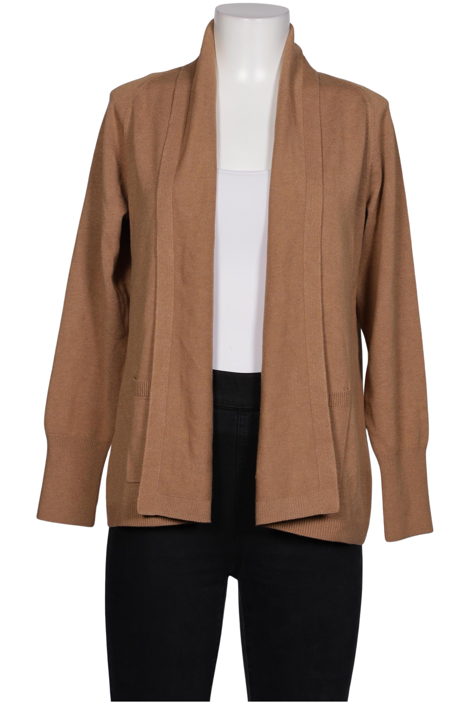 

Comma Damen Strickjacke, beige, Gr. 38