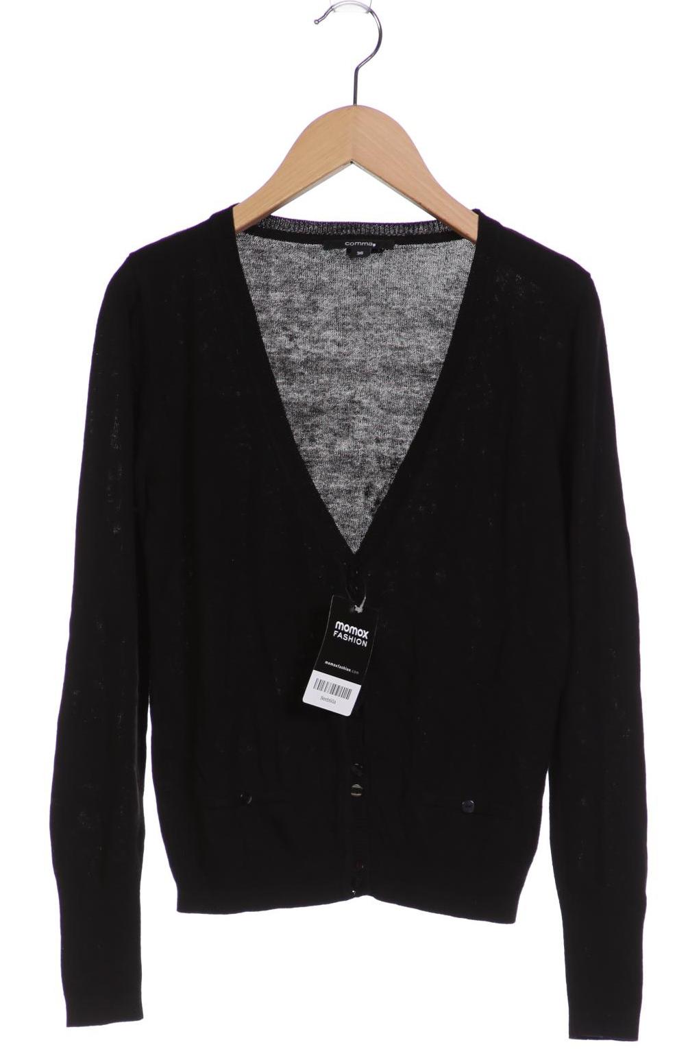 

Comma Damen Strickjacke, schwarz, Gr. 36
