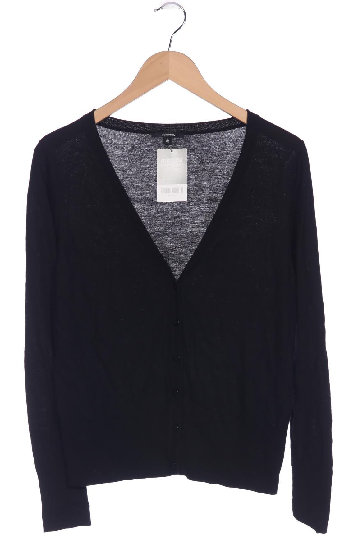 

Comma Damen Strickjacke, schwarz, Gr. 40