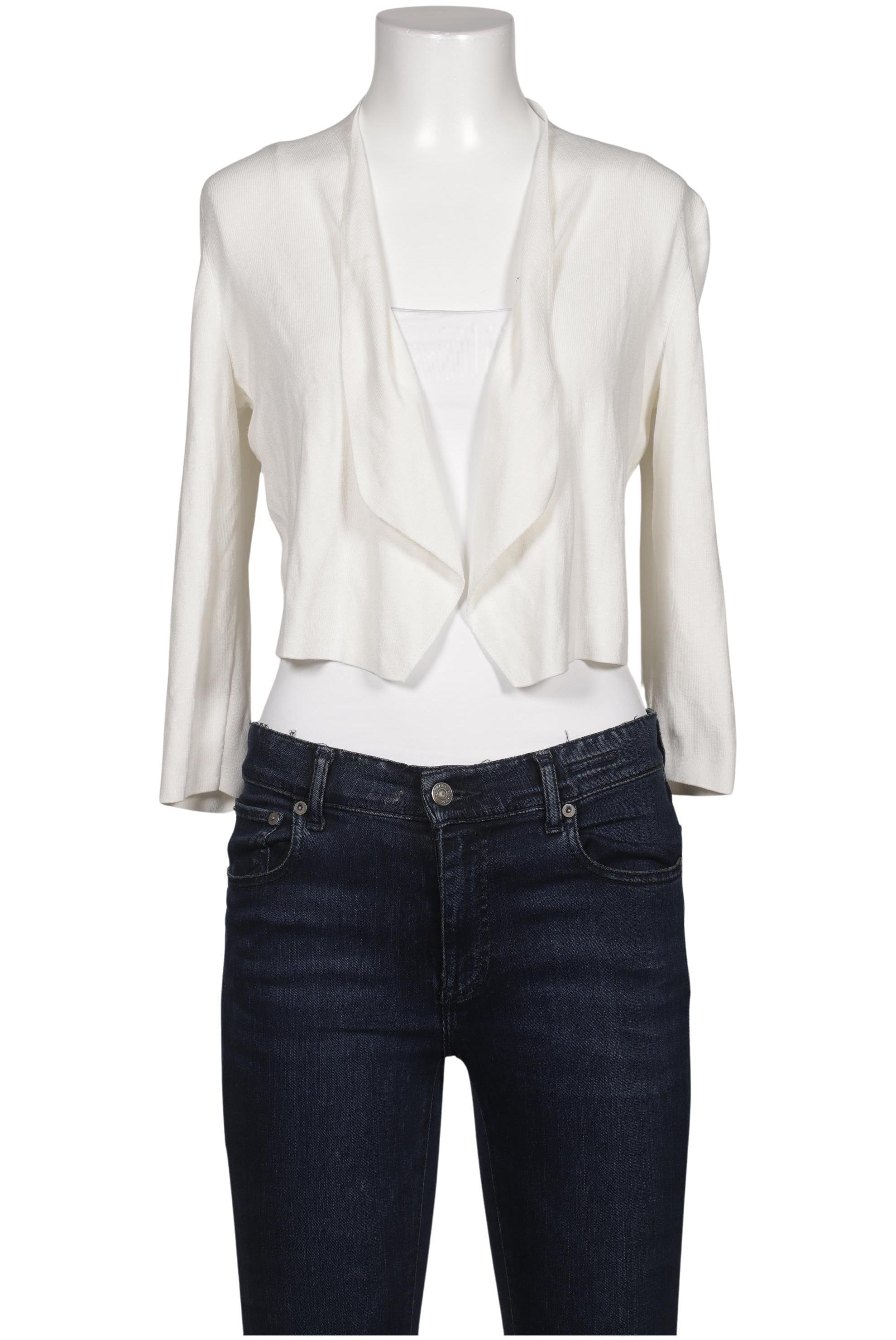 

Comma Damen Strickjacke, weiß, Gr. 38