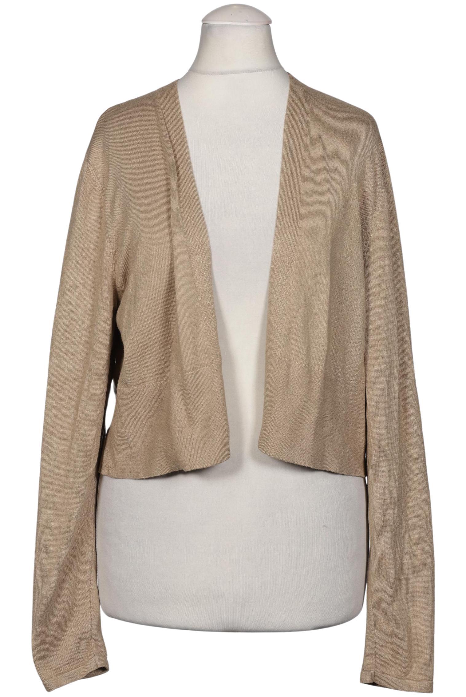 

Comma Damen Strickjacke, beige, Gr. 38