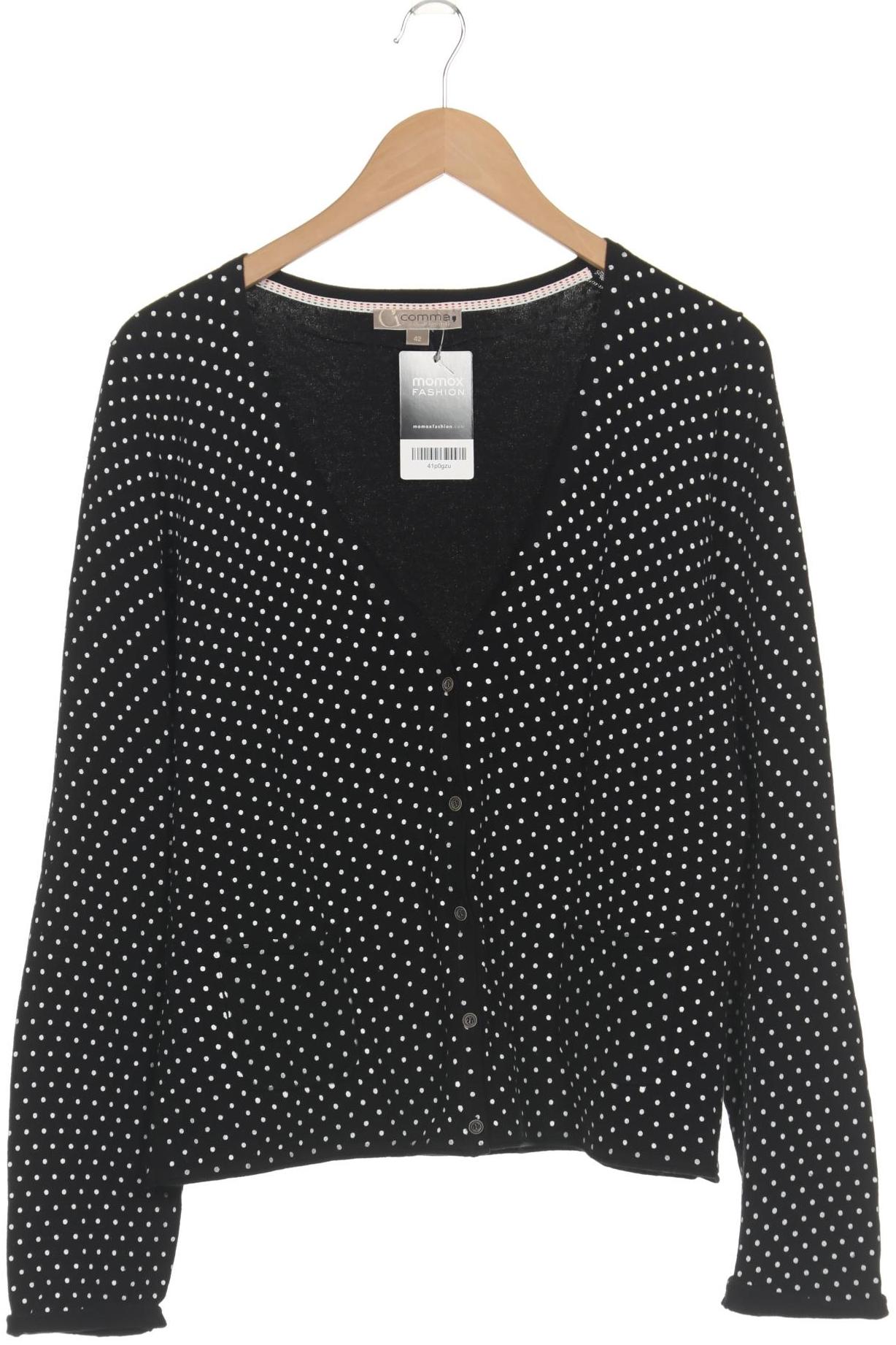 

Comma Damen Strickjacke, schwarz, Gr. 42