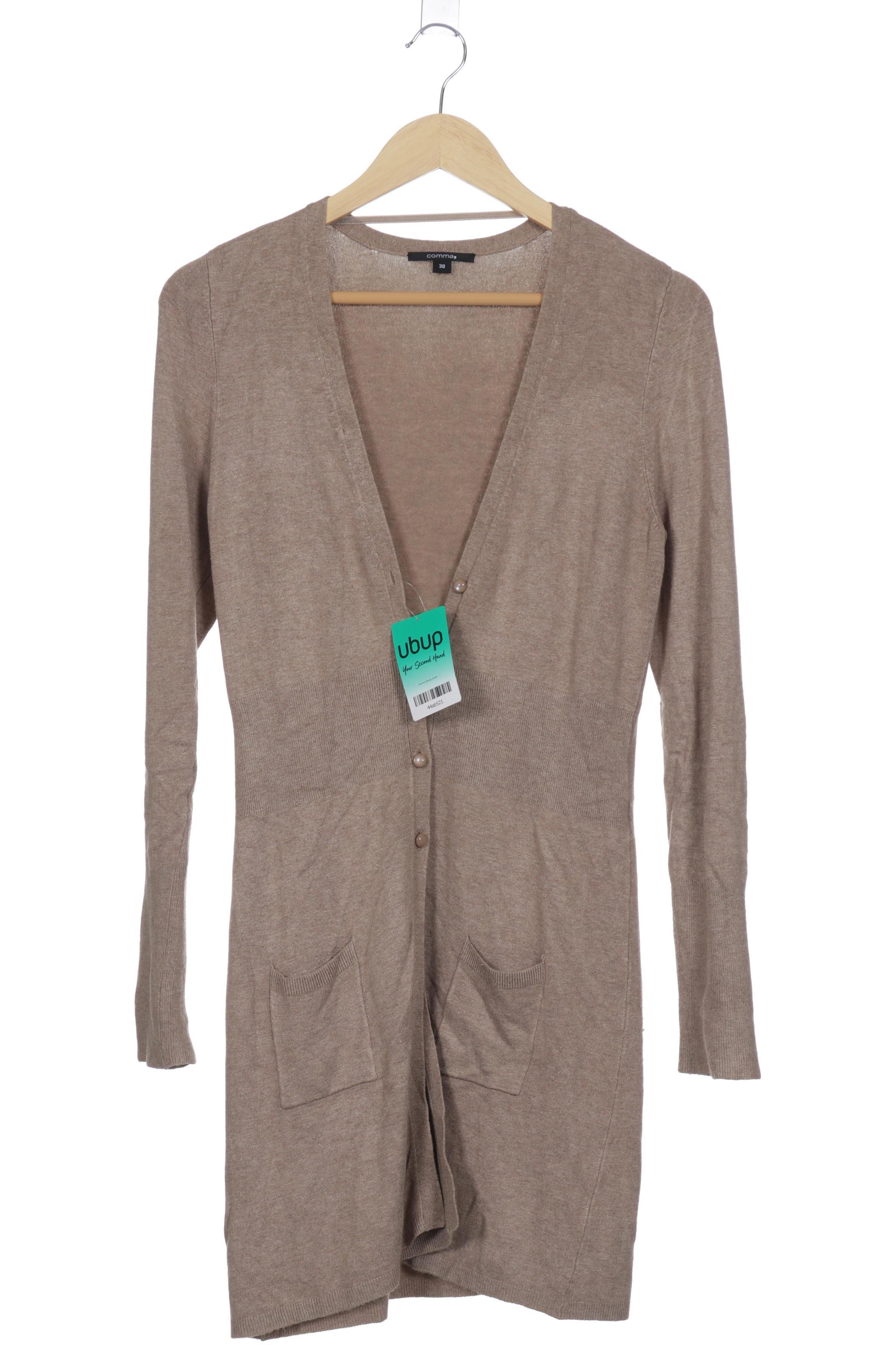 

Comma Damen Strickjacke, beige, Gr. 38