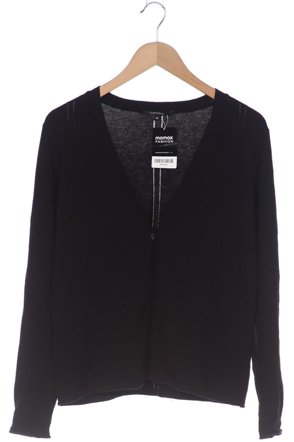 

Comma Damen Strickjacke, schwarz, Gr. 40