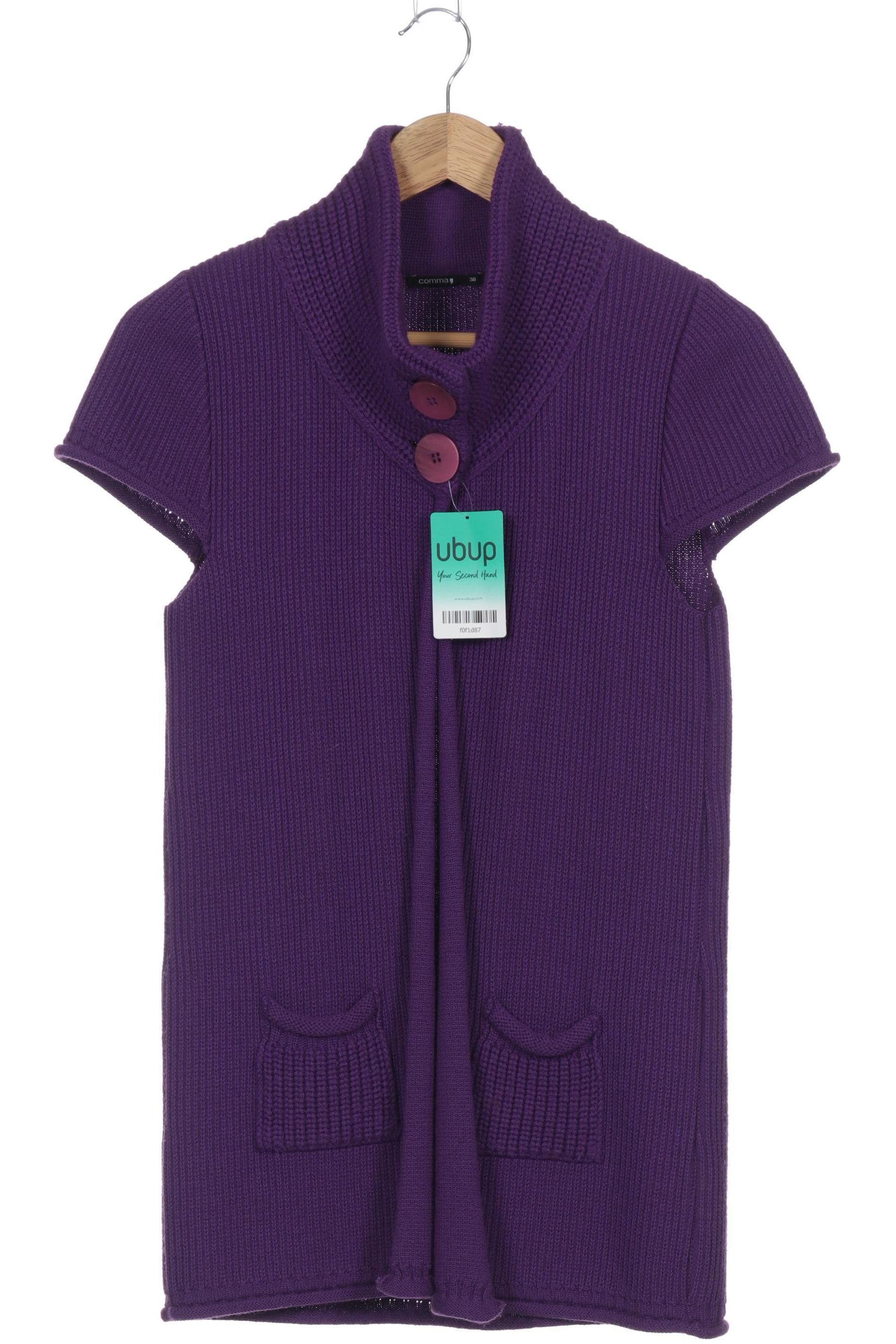 

Comma Damen Strickjacke, lila, Gr. 38