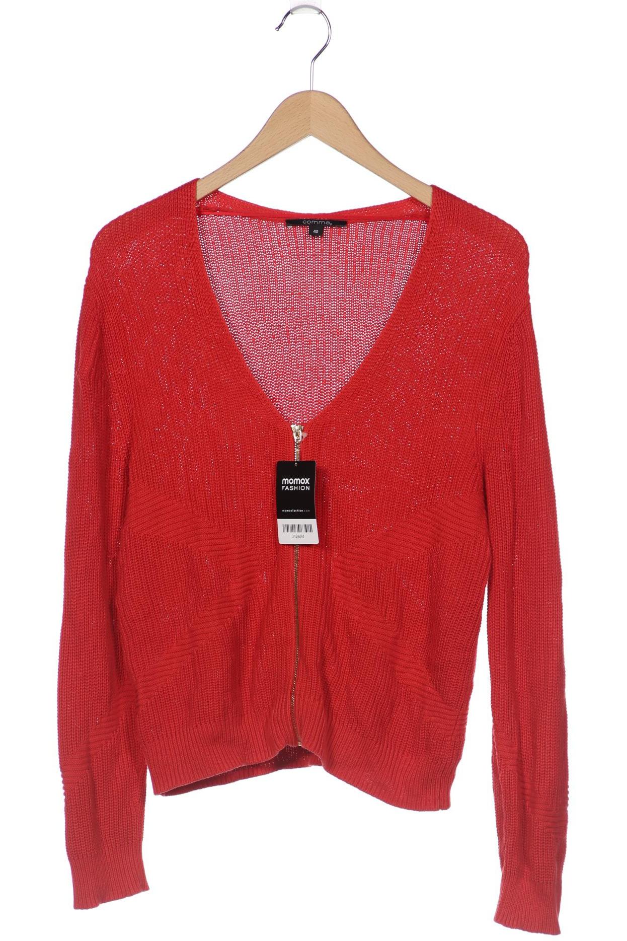 

Comma Damen Strickjacke, rot, Gr. 40