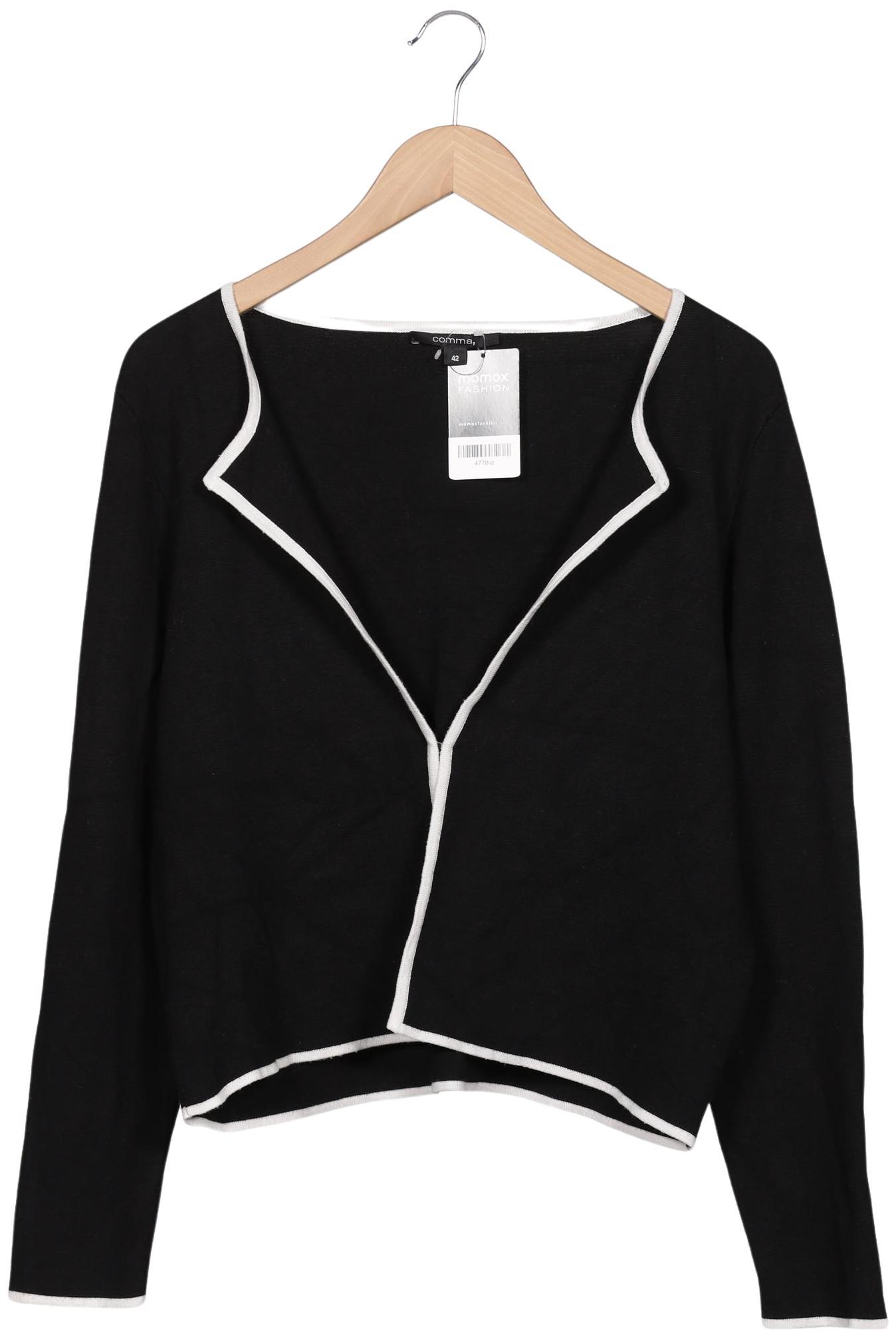 

Comma Damen Strickjacke, schwarz, Gr. 42