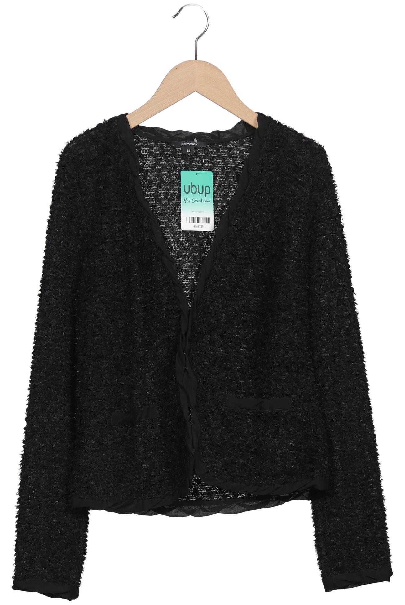 

Comma Damen Strickjacke, schwarz, Gr. 38