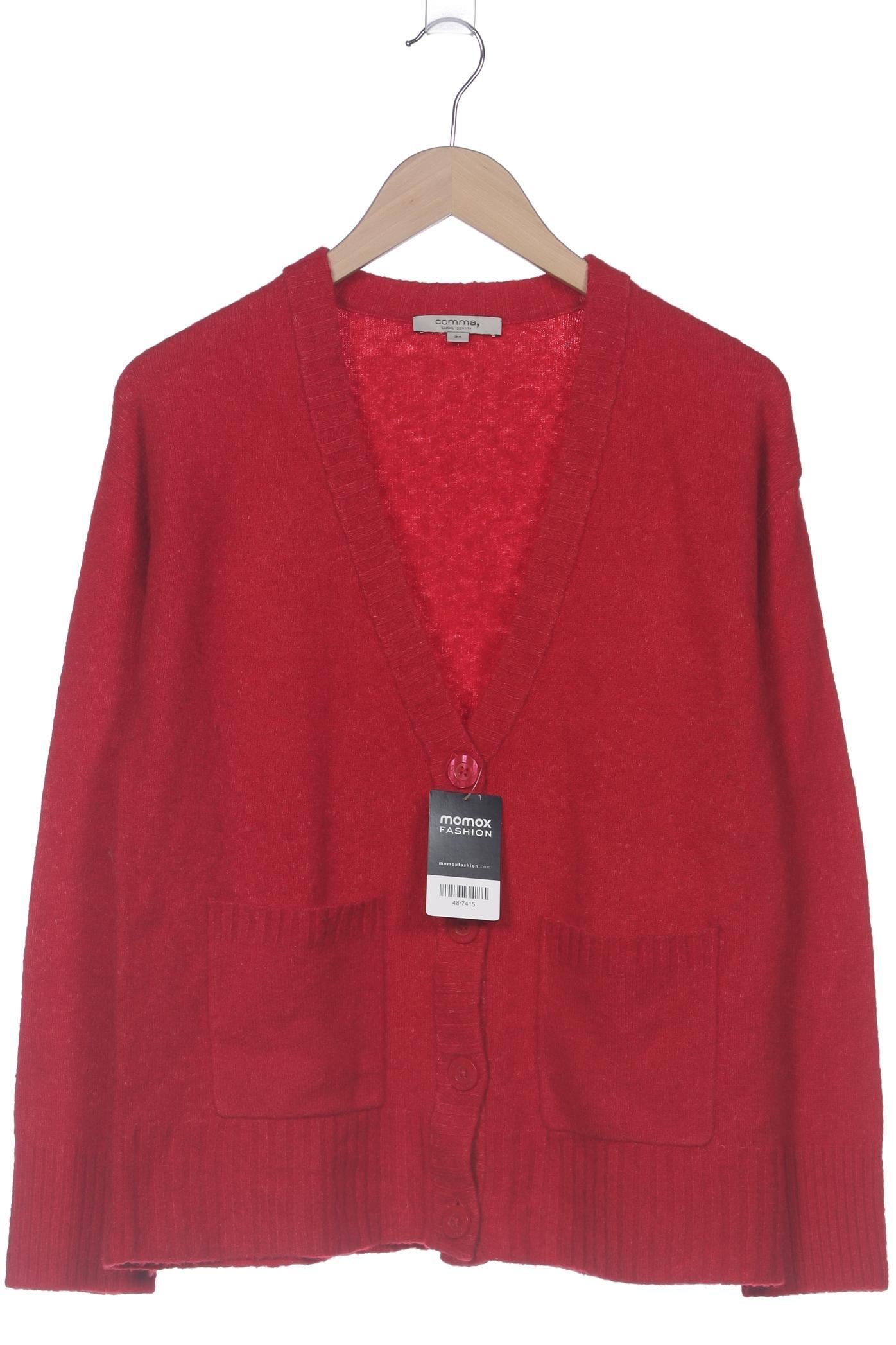 

Comma Damen Strickjacke, rot, Gr. 36