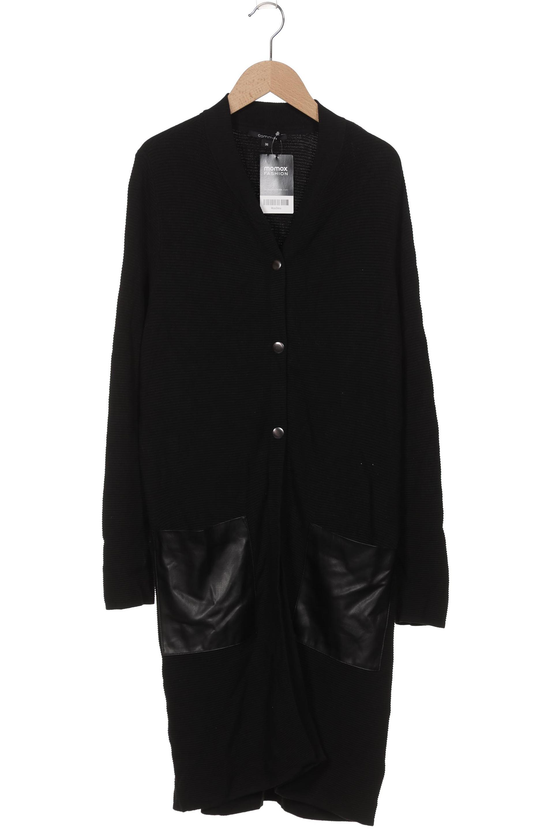

Comma Damen Strickjacke, schwarz, Gr. 36