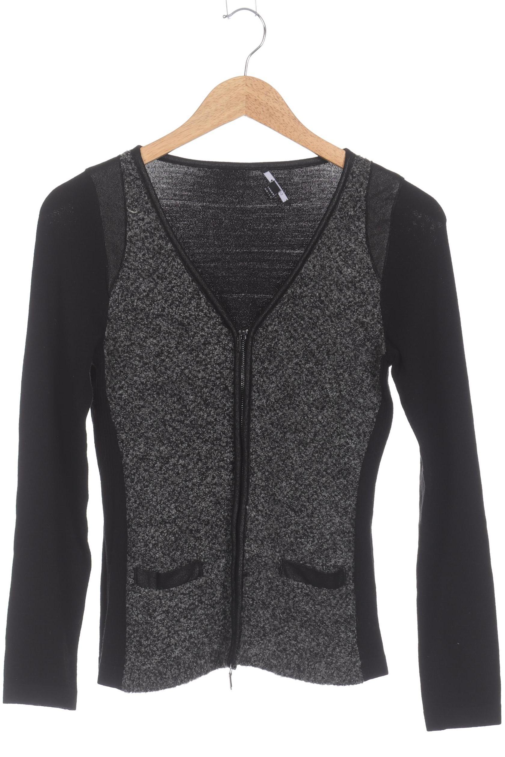 

Comma Damen Strickjacke, schwarz, Gr. 36