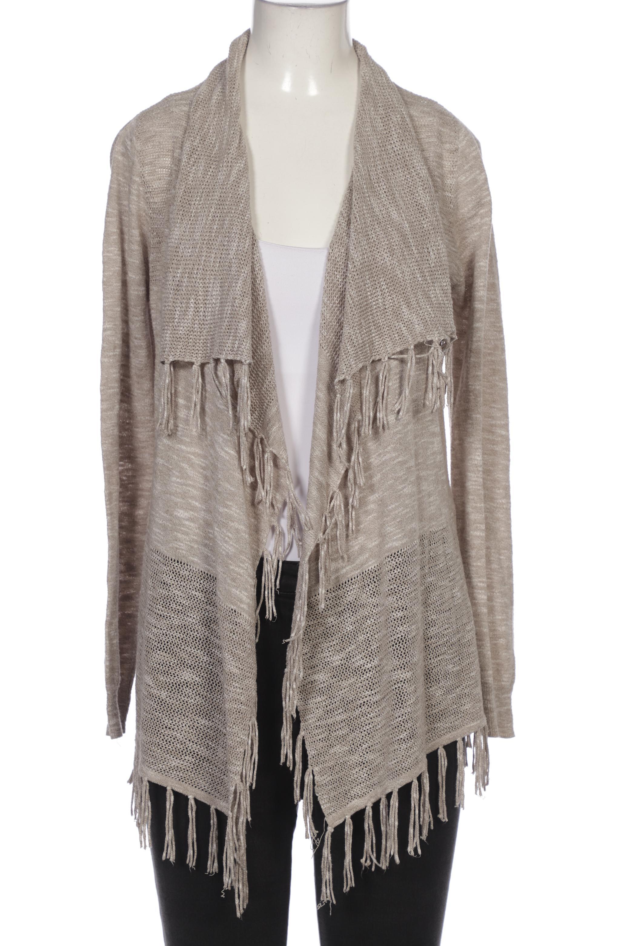 

Comma Damen Strickjacke, beige, Gr. 38