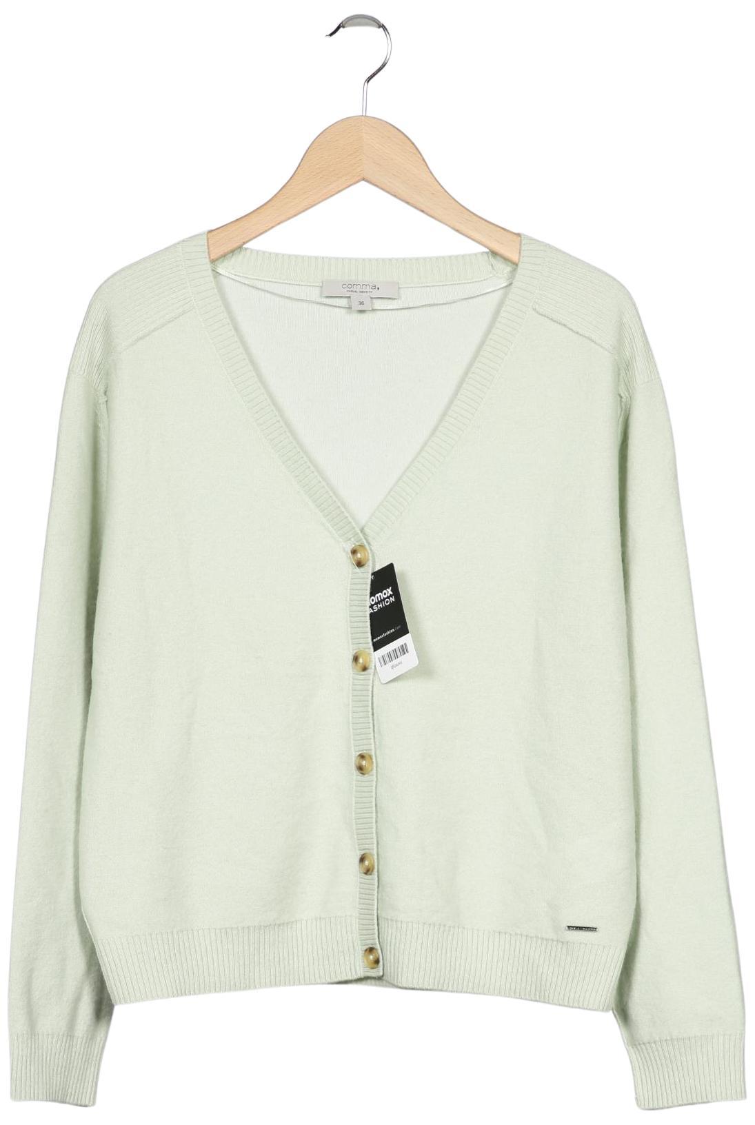 

Comma Damen Strickjacke, hellgrün, Gr. 36