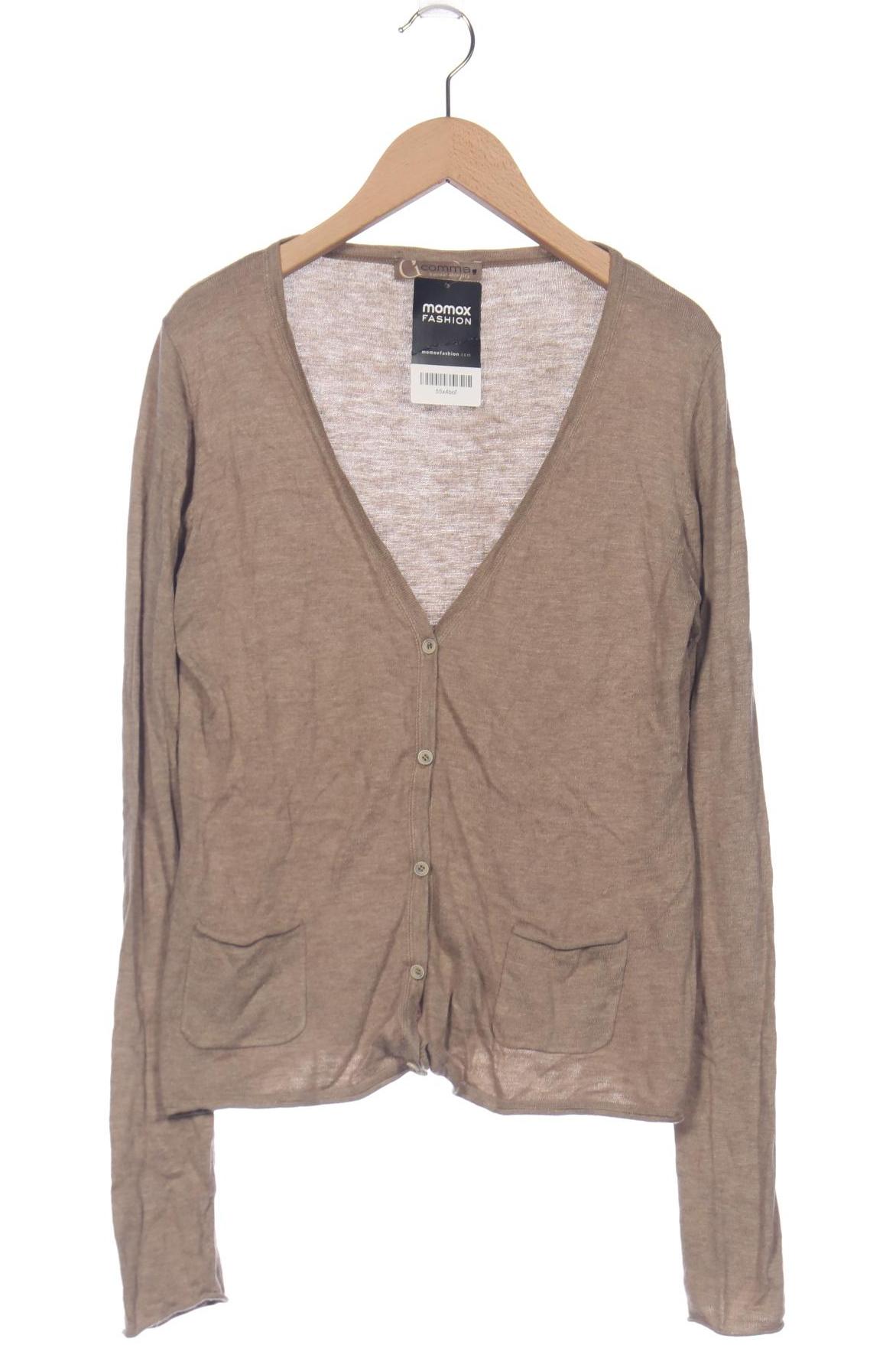 

Comma Damen Strickjacke, beige, Gr. 40