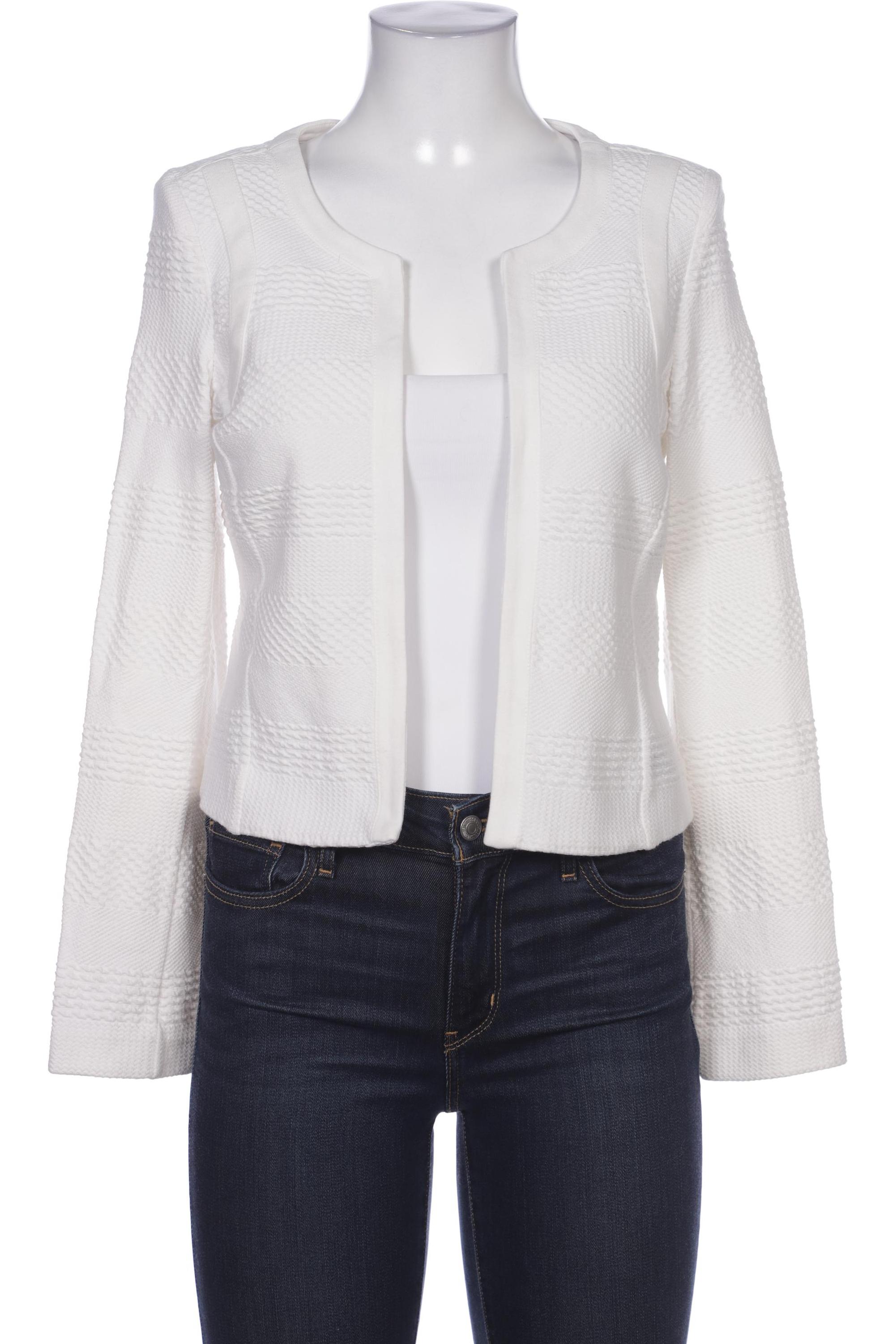 

Comma Damen Strickjacke, weiß, Gr. 38
