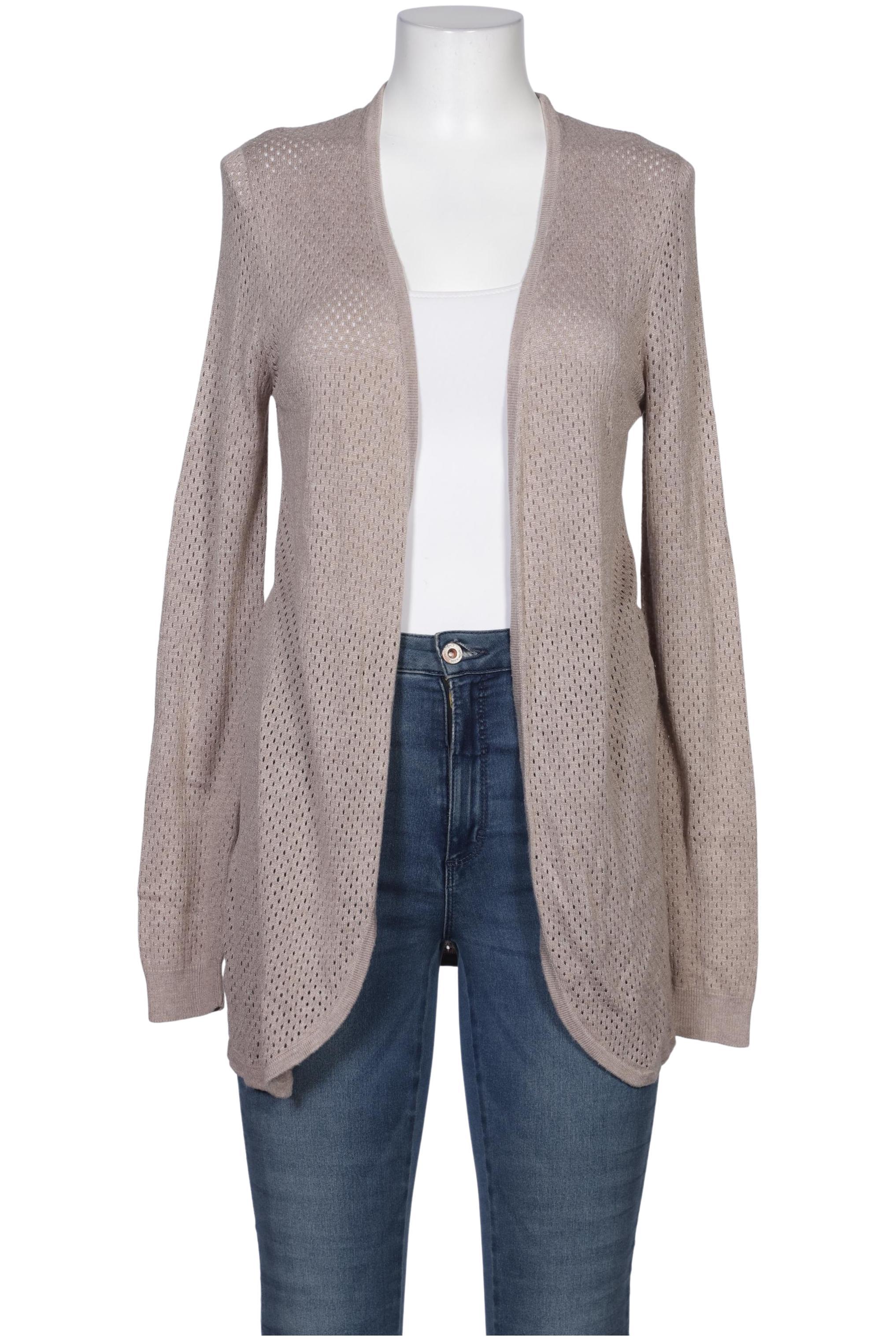 

Comma Damen Strickjacke, beige, Gr. 38