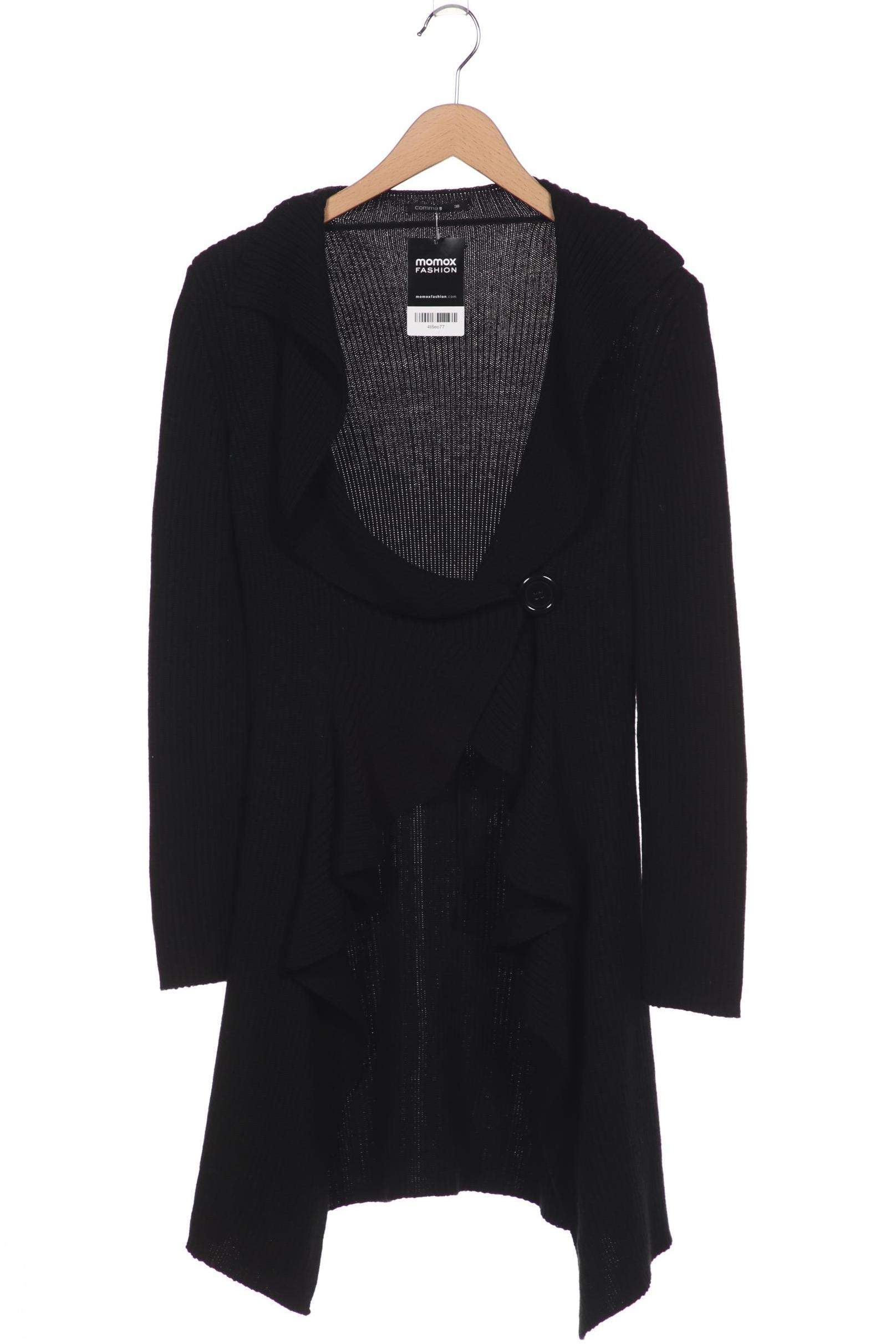 

Comma Damen Strickjacke, schwarz, Gr. 38
