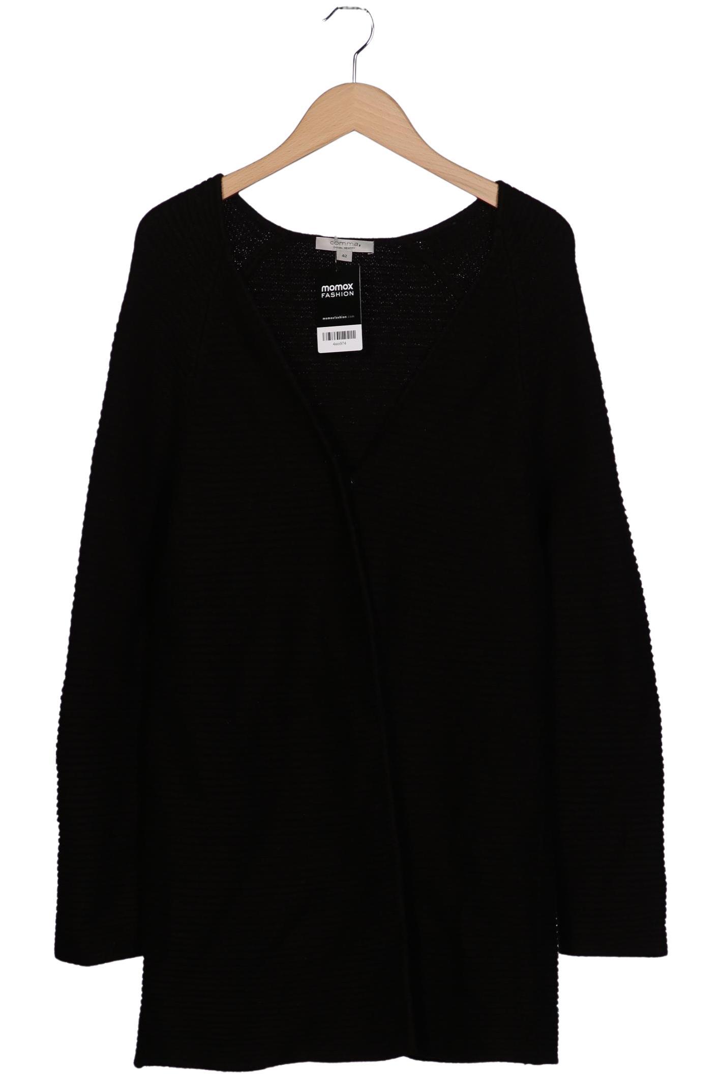 

Comma Damen Strickjacke, schwarz, Gr. 42