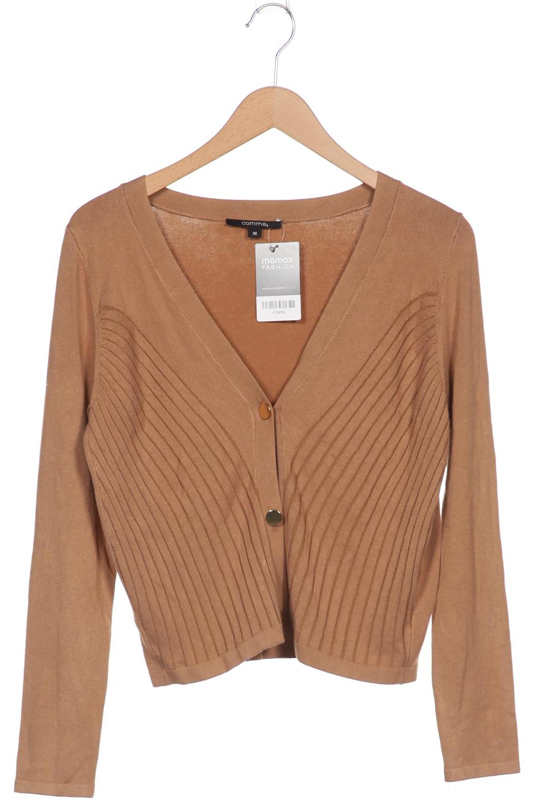 

Comma Damen Strickjacke, braun, Gr. 36