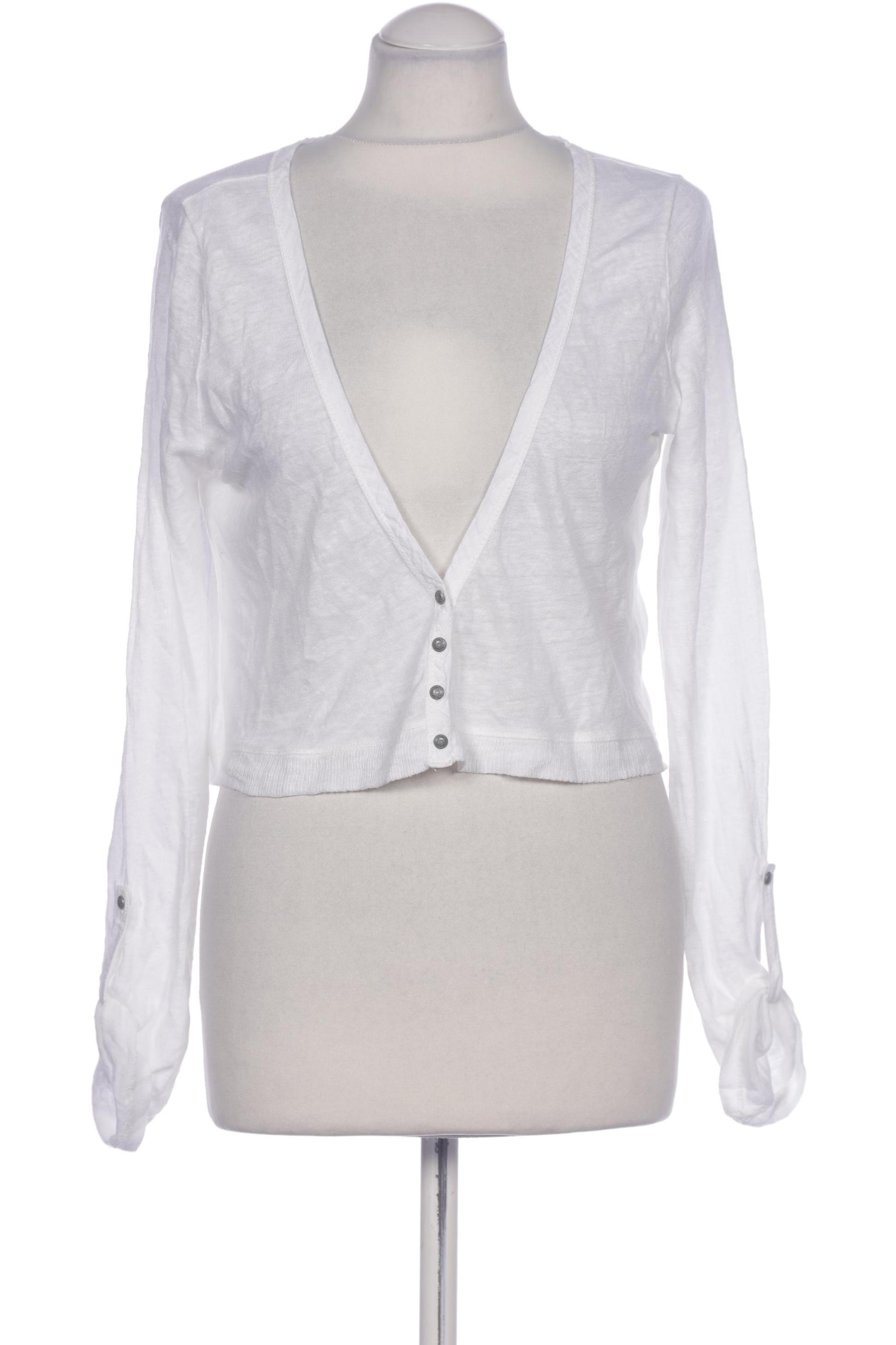 

Comma Damen Strickjacke, weiß, Gr. 40