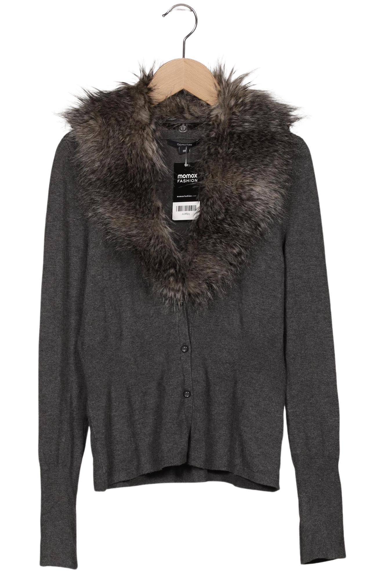 

Comma Damen Strickjacke, grau, Gr. 38