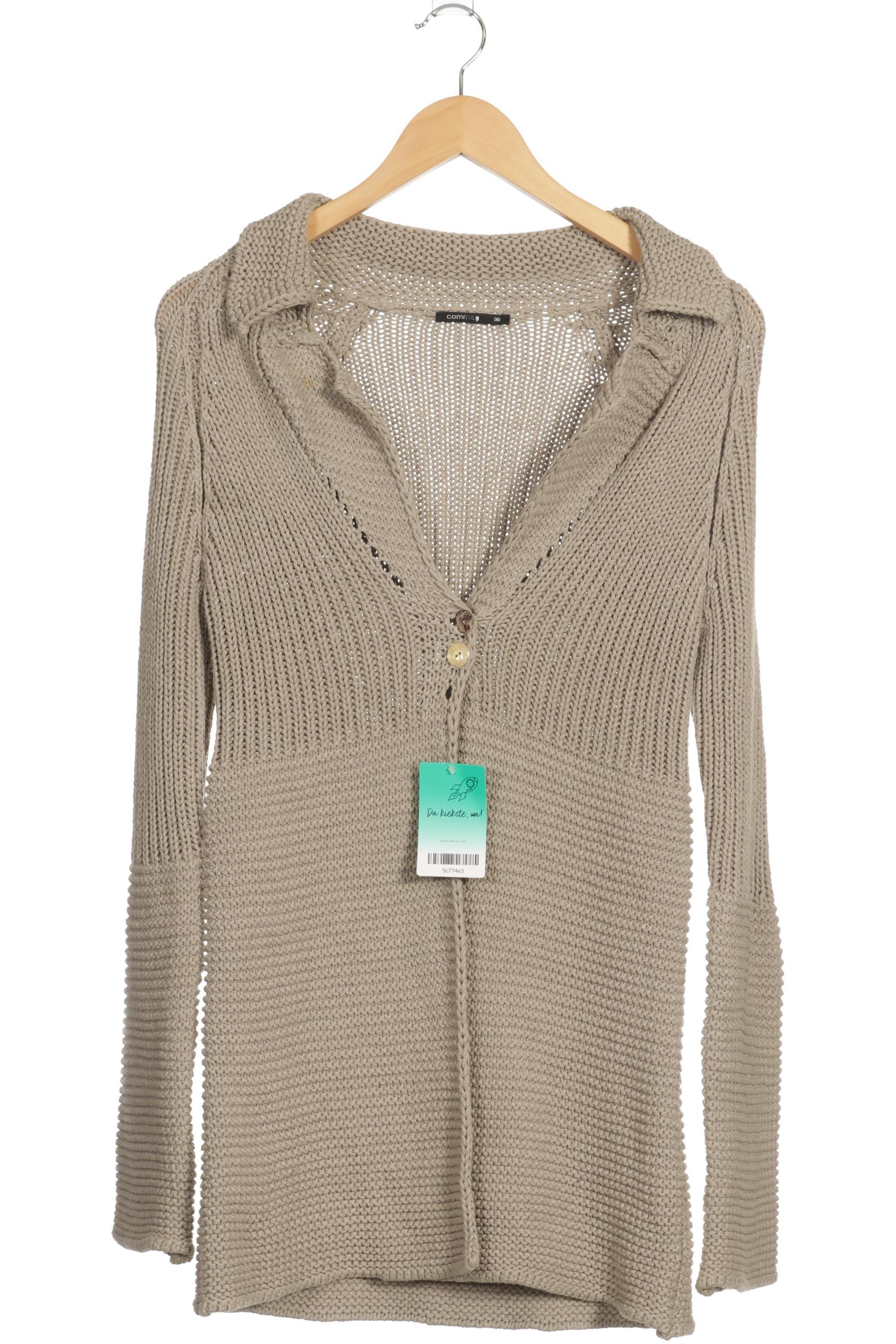

Comma Damen Strickjacke, beige, Gr. 36