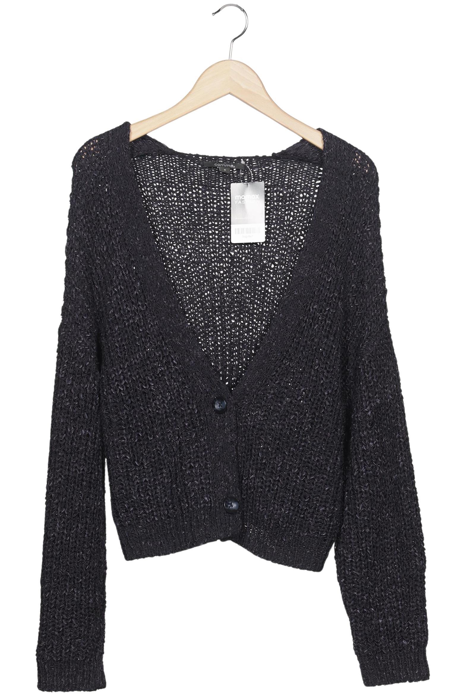 

Comma Damen Strickjacke, grau, Gr. 36