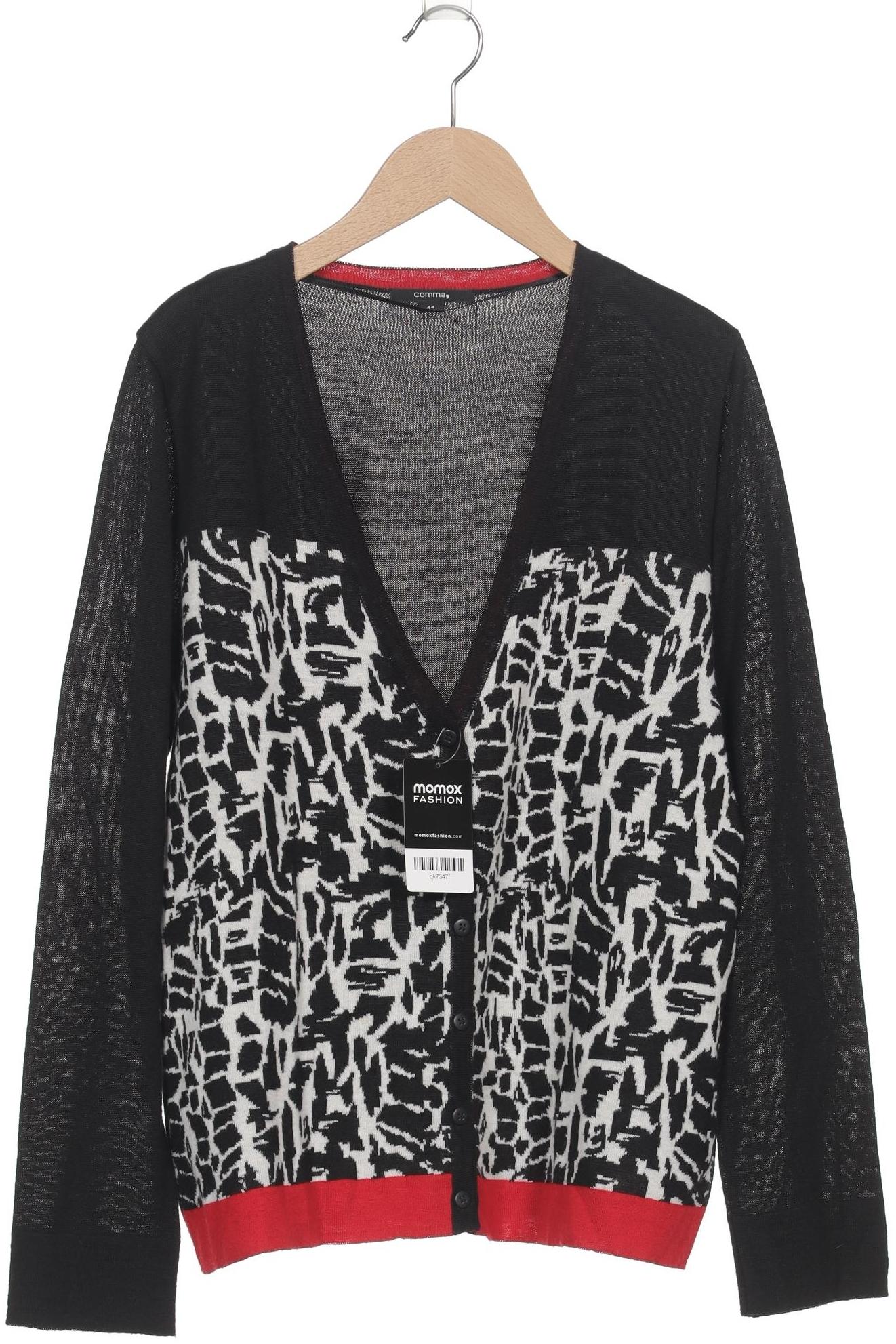 

Comma Damen Strickjacke, schwarz, Gr. 44