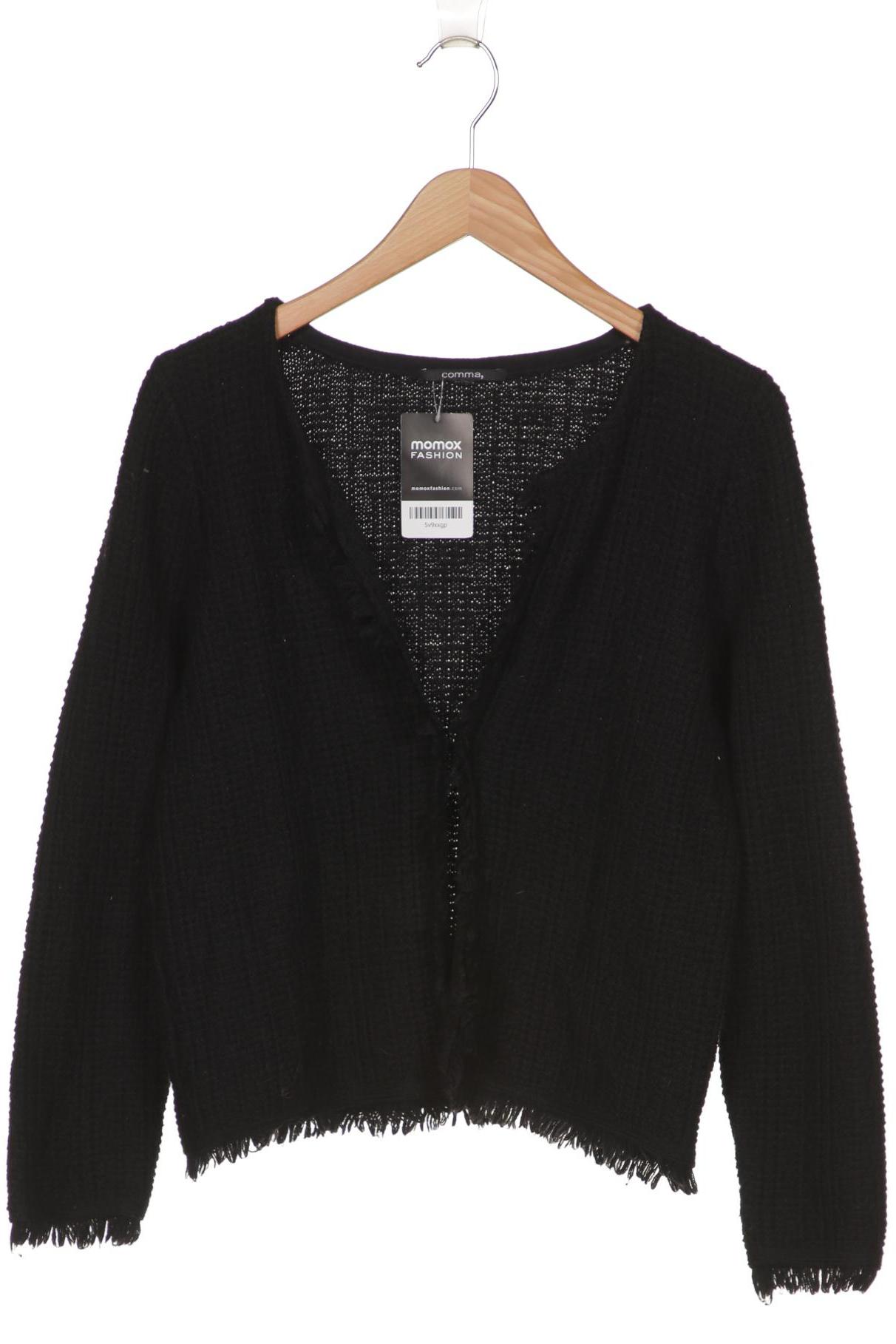 

Comma Damen Strickjacke, schwarz, Gr. 42