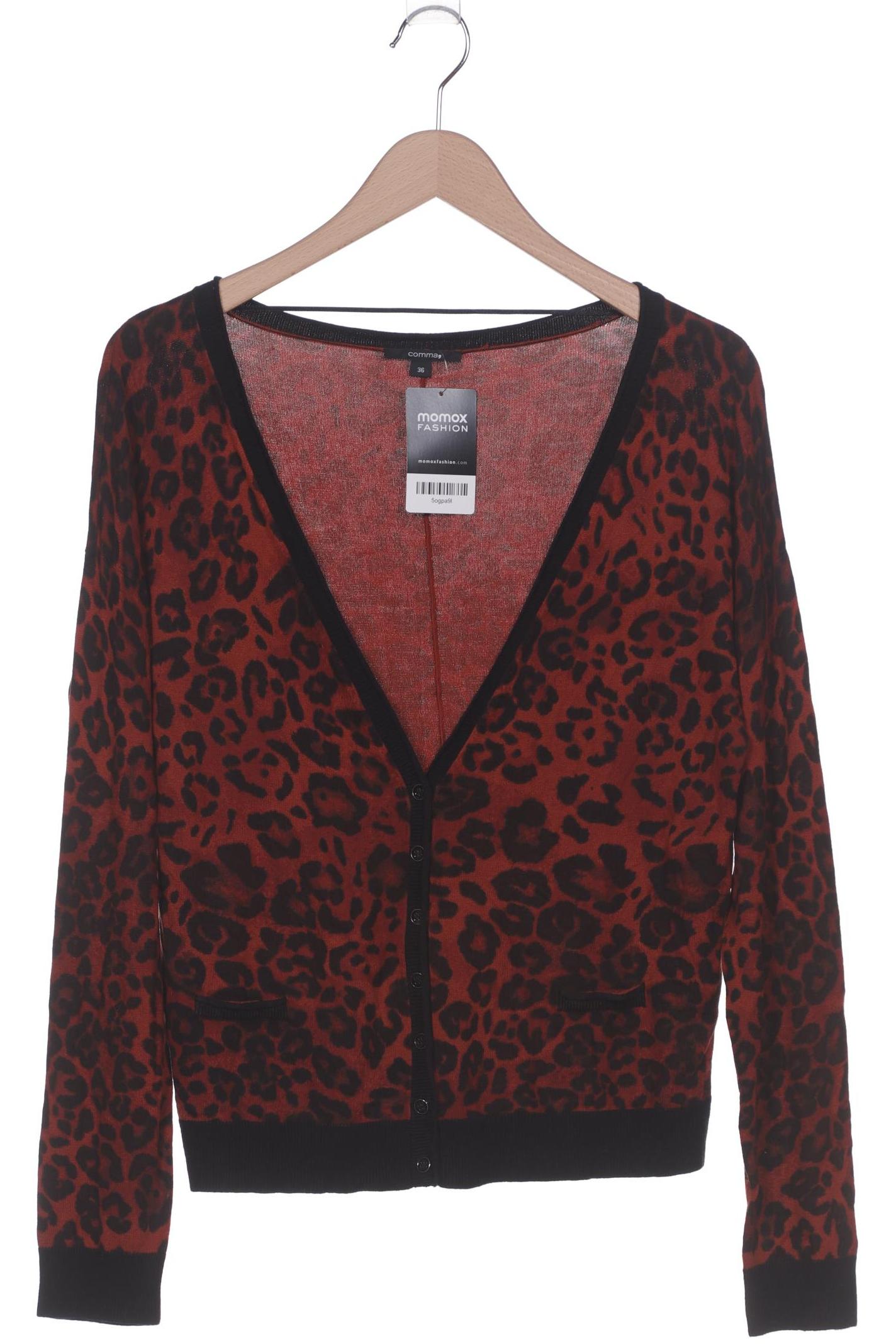 

Comma Damen Strickjacke, rot, Gr. 36