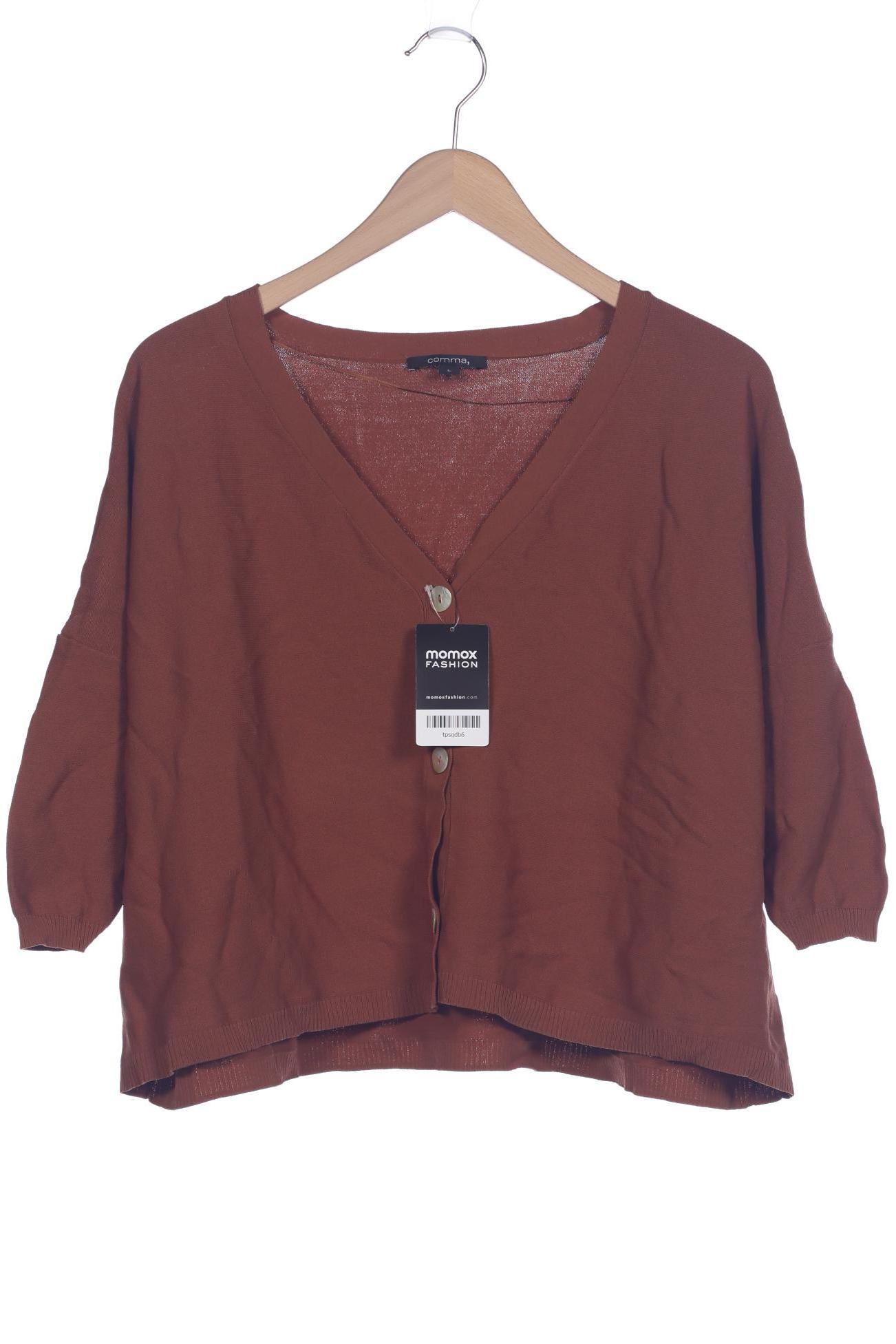 

Comma Damen Strickjacke, braun, Gr. 42