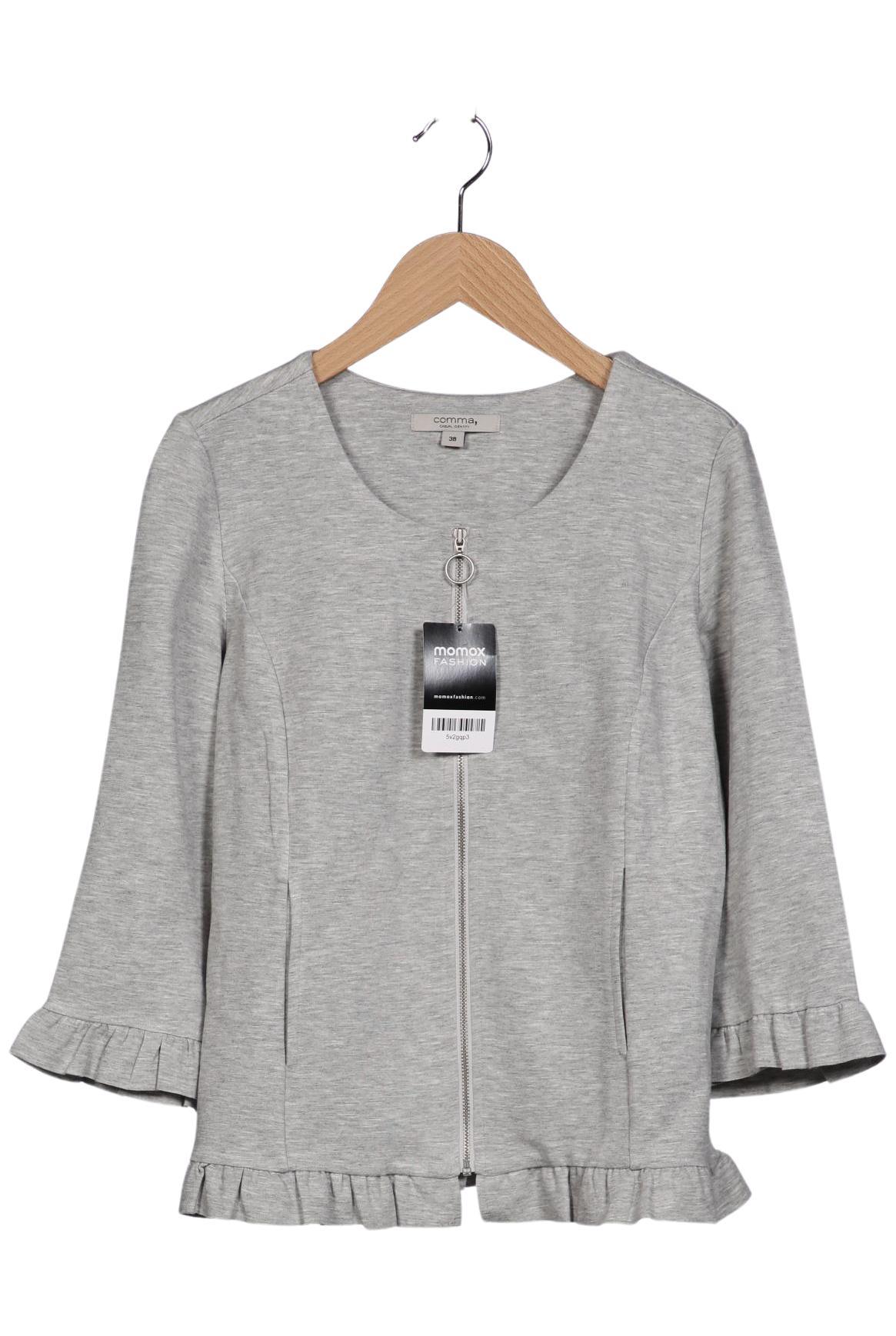 

Comma Damen Strickjacke, grau, Gr. 38