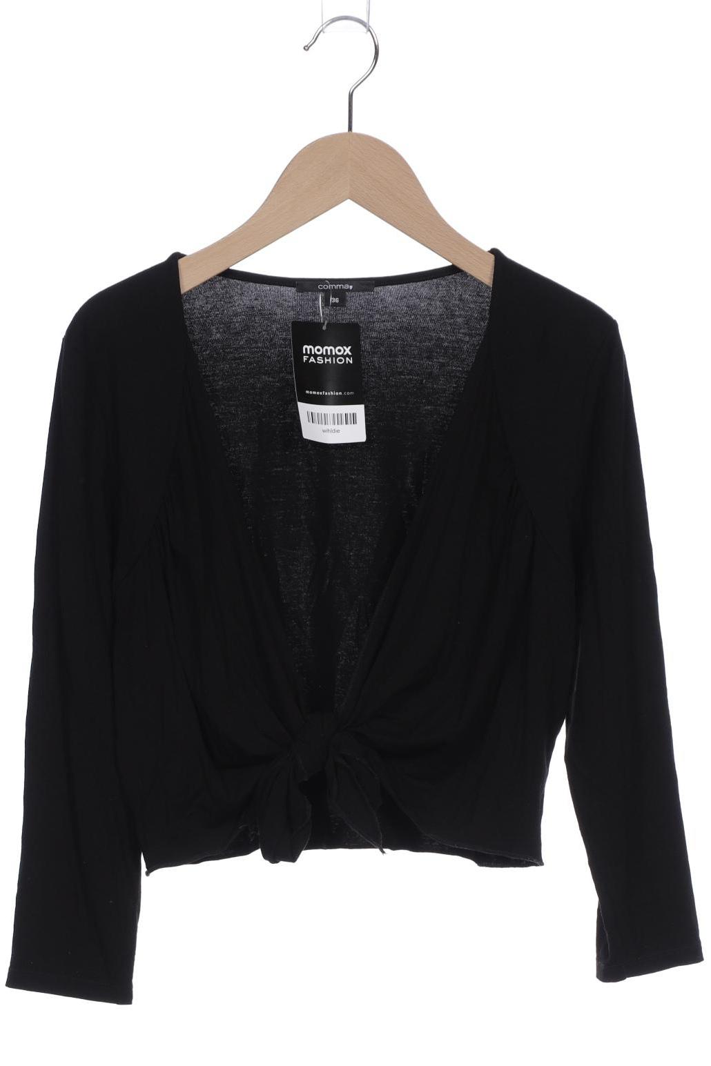 

Comma Damen Strickjacke, schwarz, Gr. 36