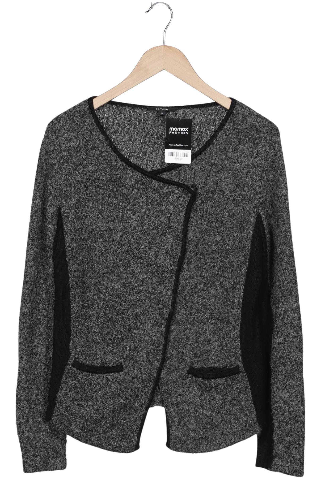 

Comma Damen Strickjacke, grau, Gr. 42
