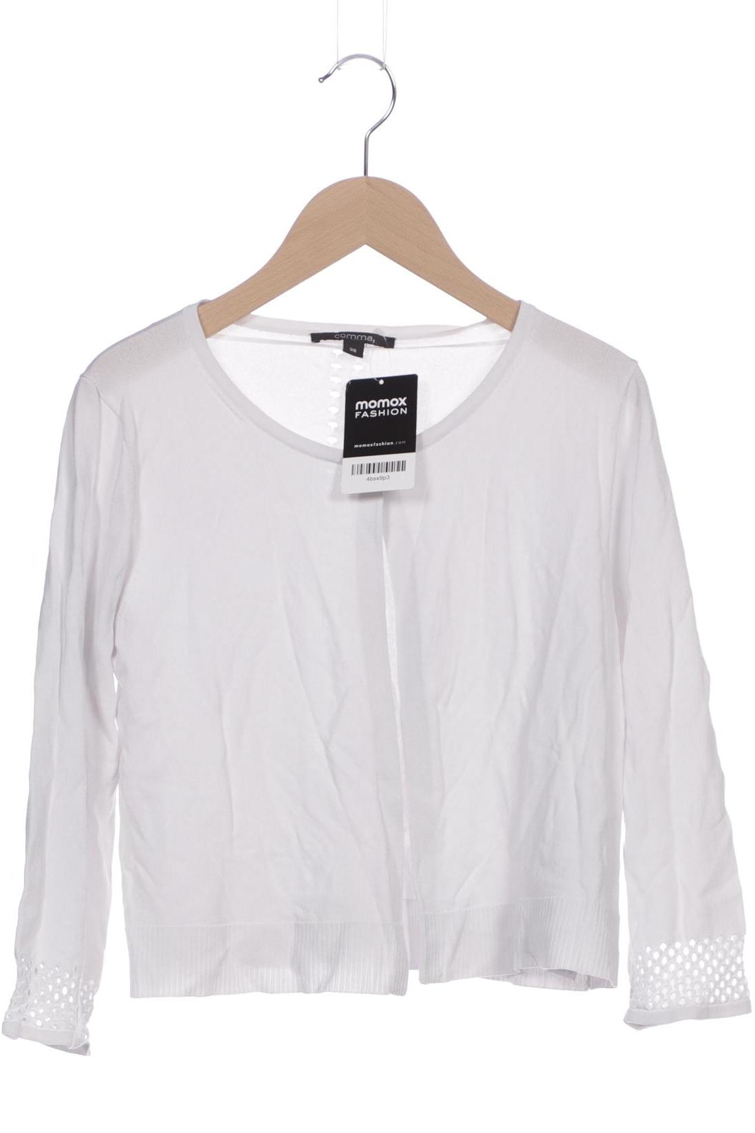 

Comma Damen Strickjacke, weiß, Gr. 38