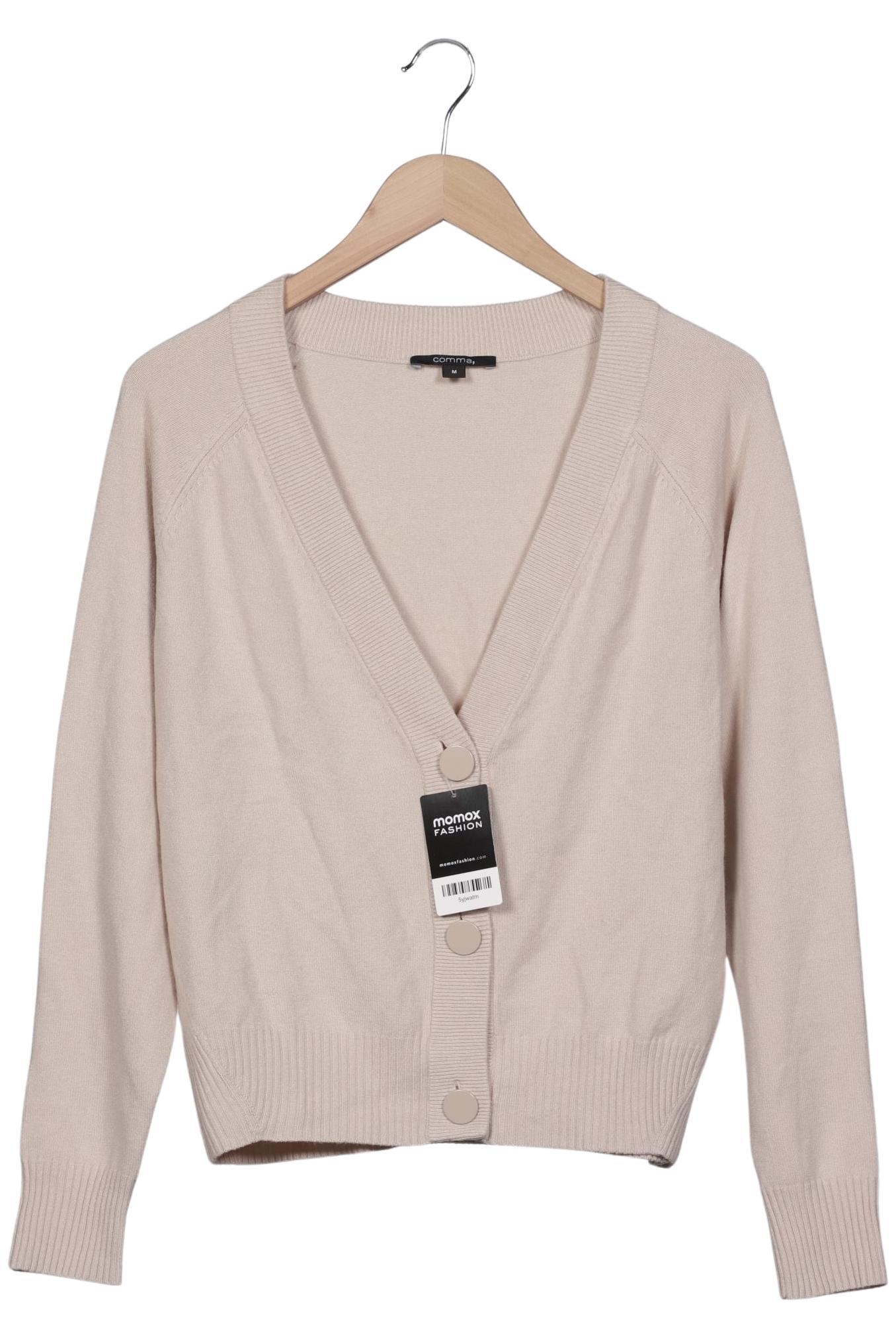 

Comma Damen Strickjacke, beige, Gr. 38