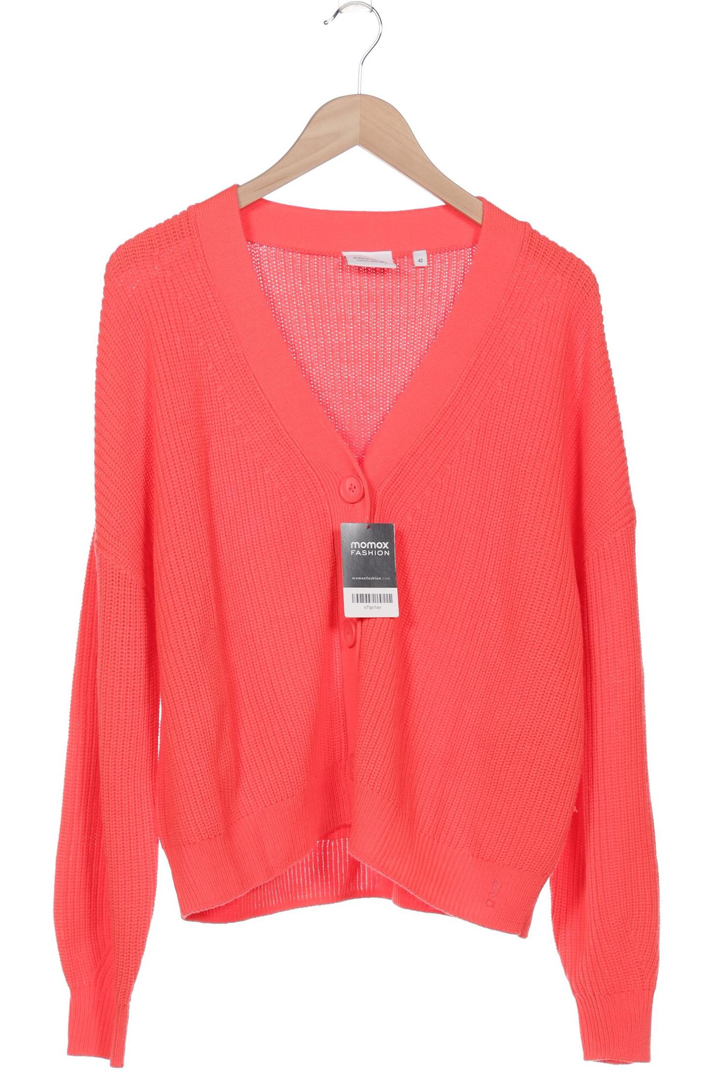 

Comma Damen Strickjacke, orange, Gr. 42
