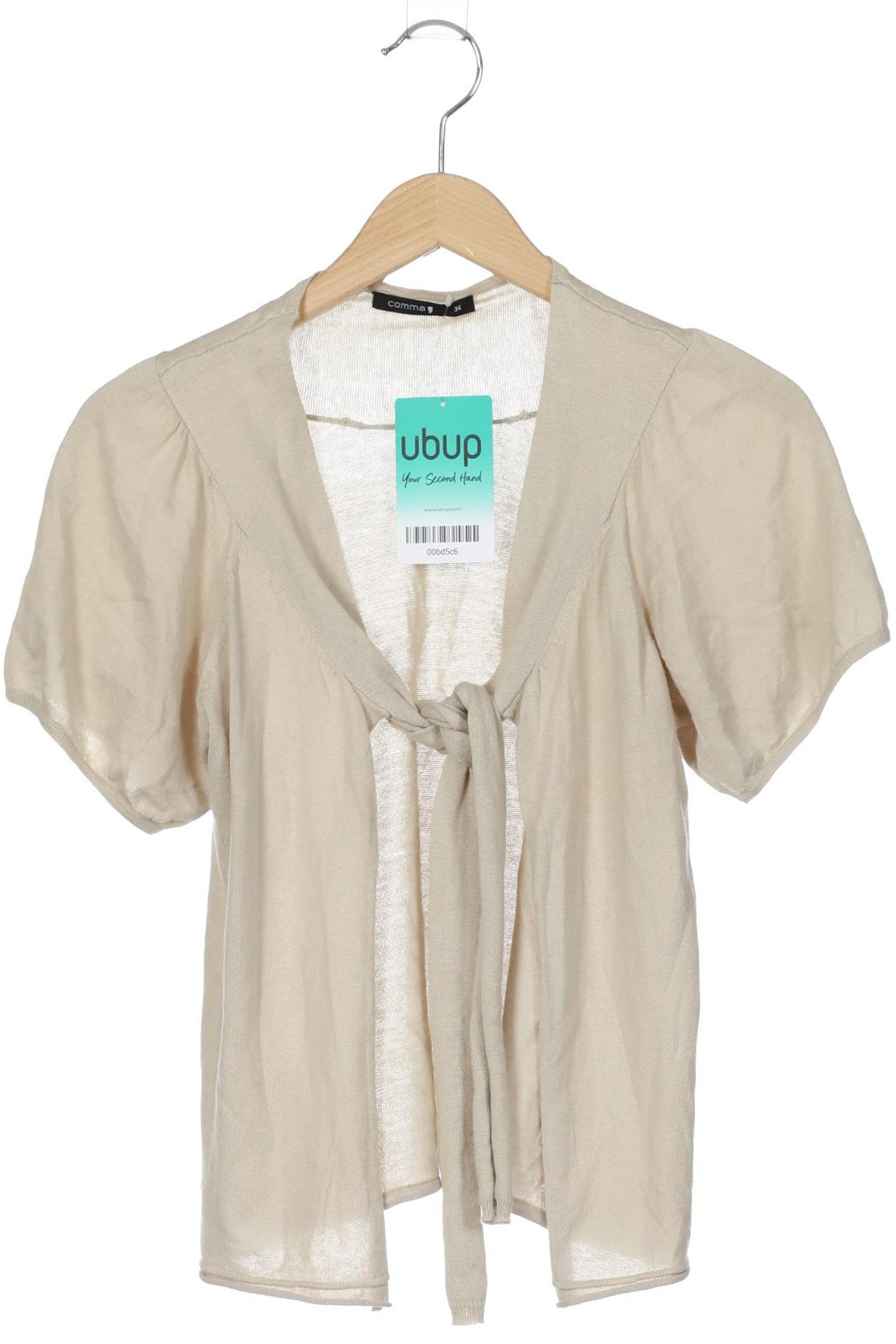 

Comma Damen Strickjacke, beige, Gr. 34