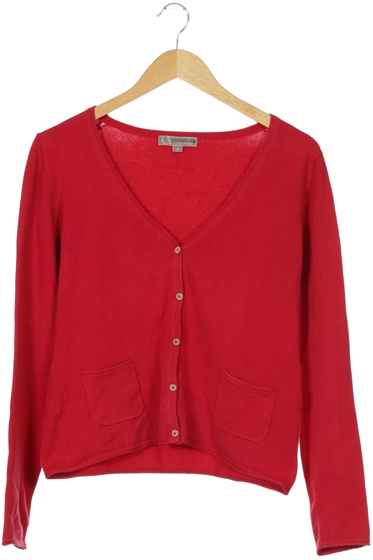 

Comma Damen Strickjacke, rot, Gr. 38