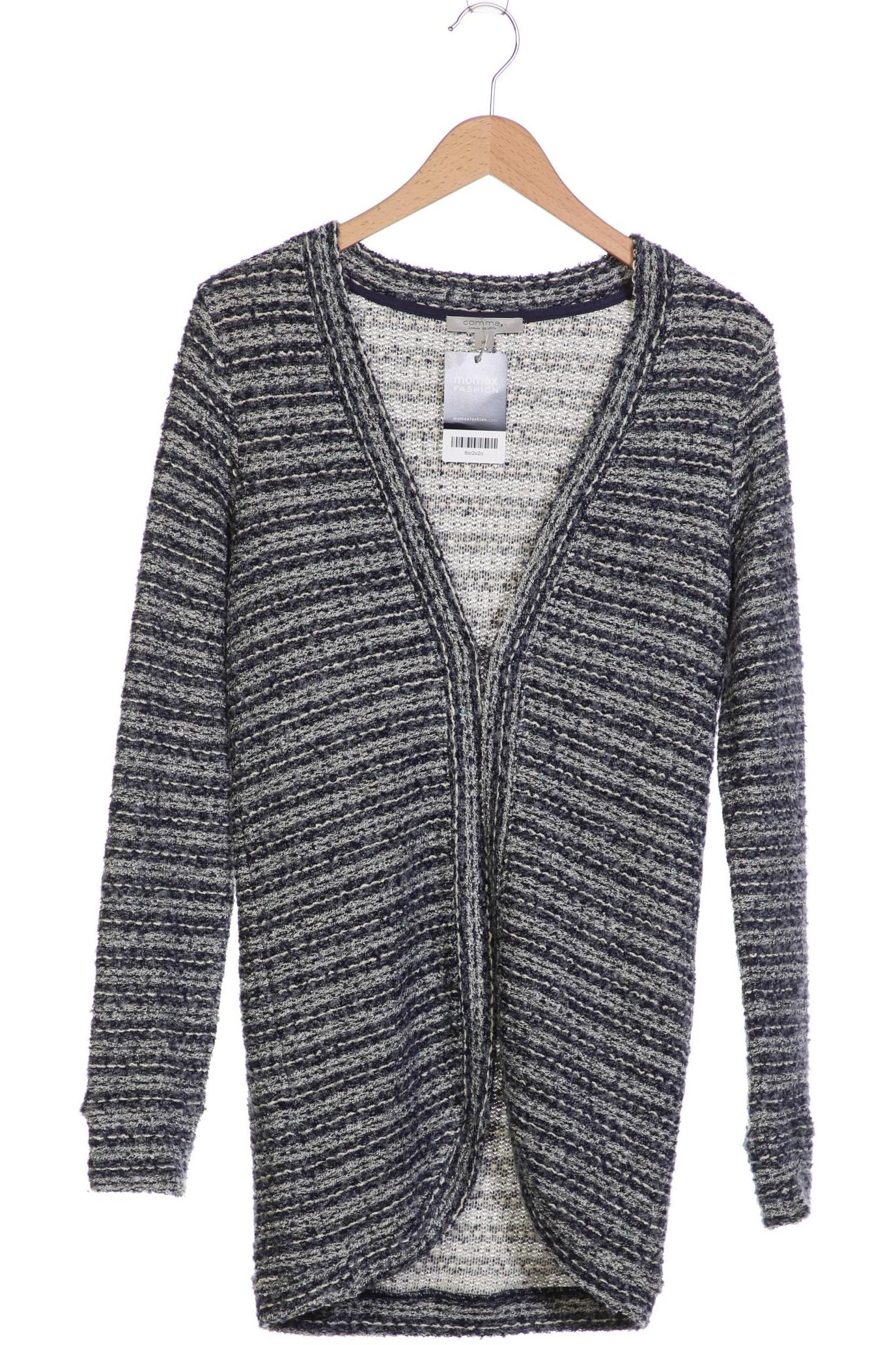 

Comma Damen Strickjacke, blau, Gr. 36