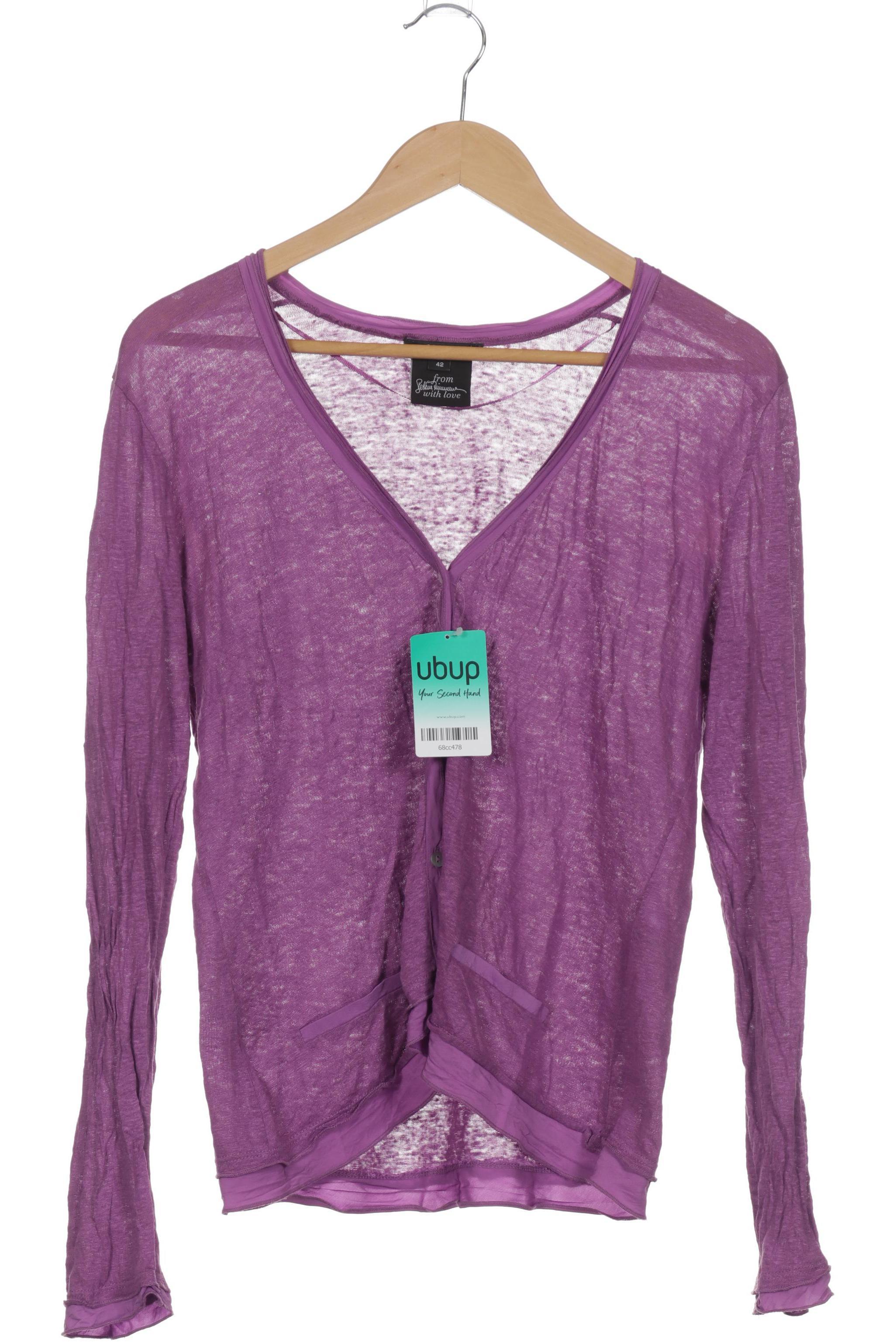 

Comma Damen Strickjacke, lila, Gr. 42