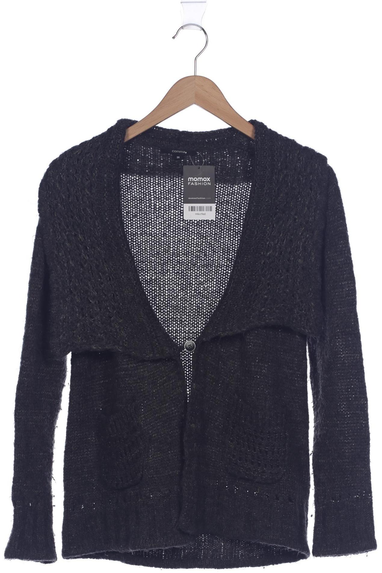 

Comma Damen Strickjacke, grau, Gr. 36