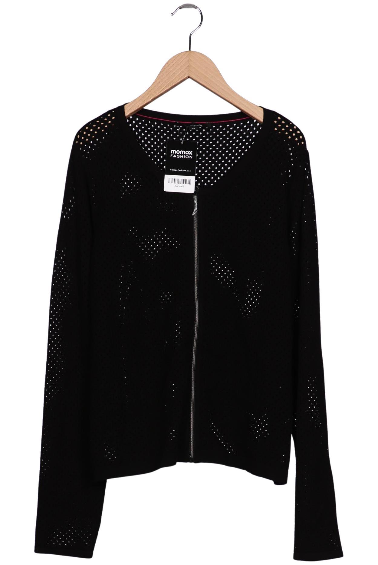 

Comma Damen Strickjacke, schwarz, Gr. 44