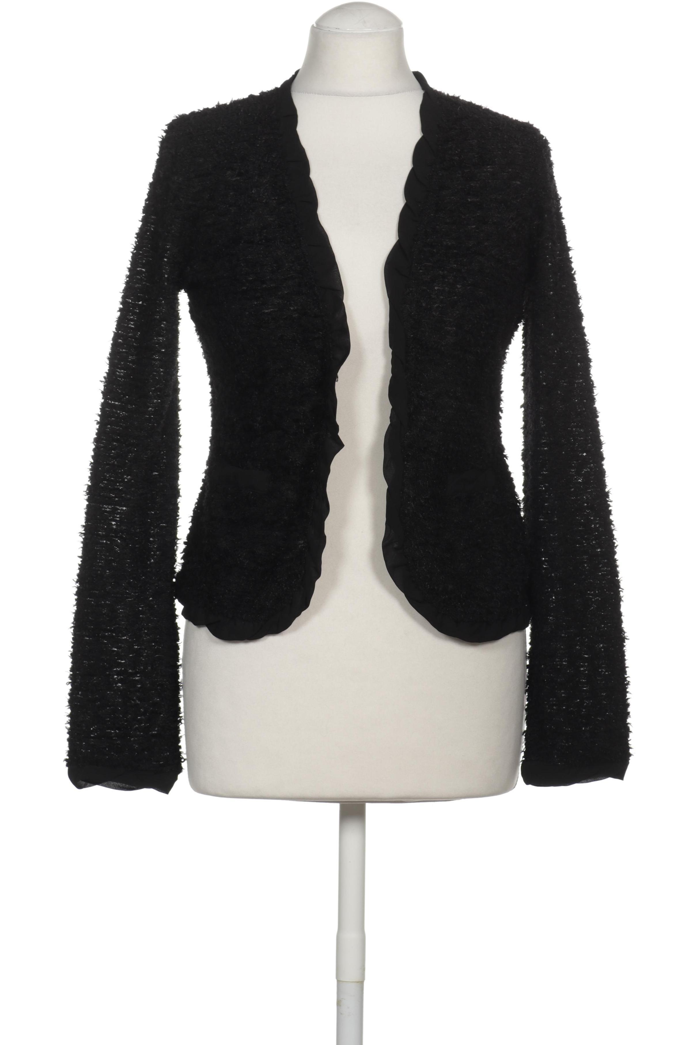 

Comma Damen Strickjacke, schwarz, Gr. 34