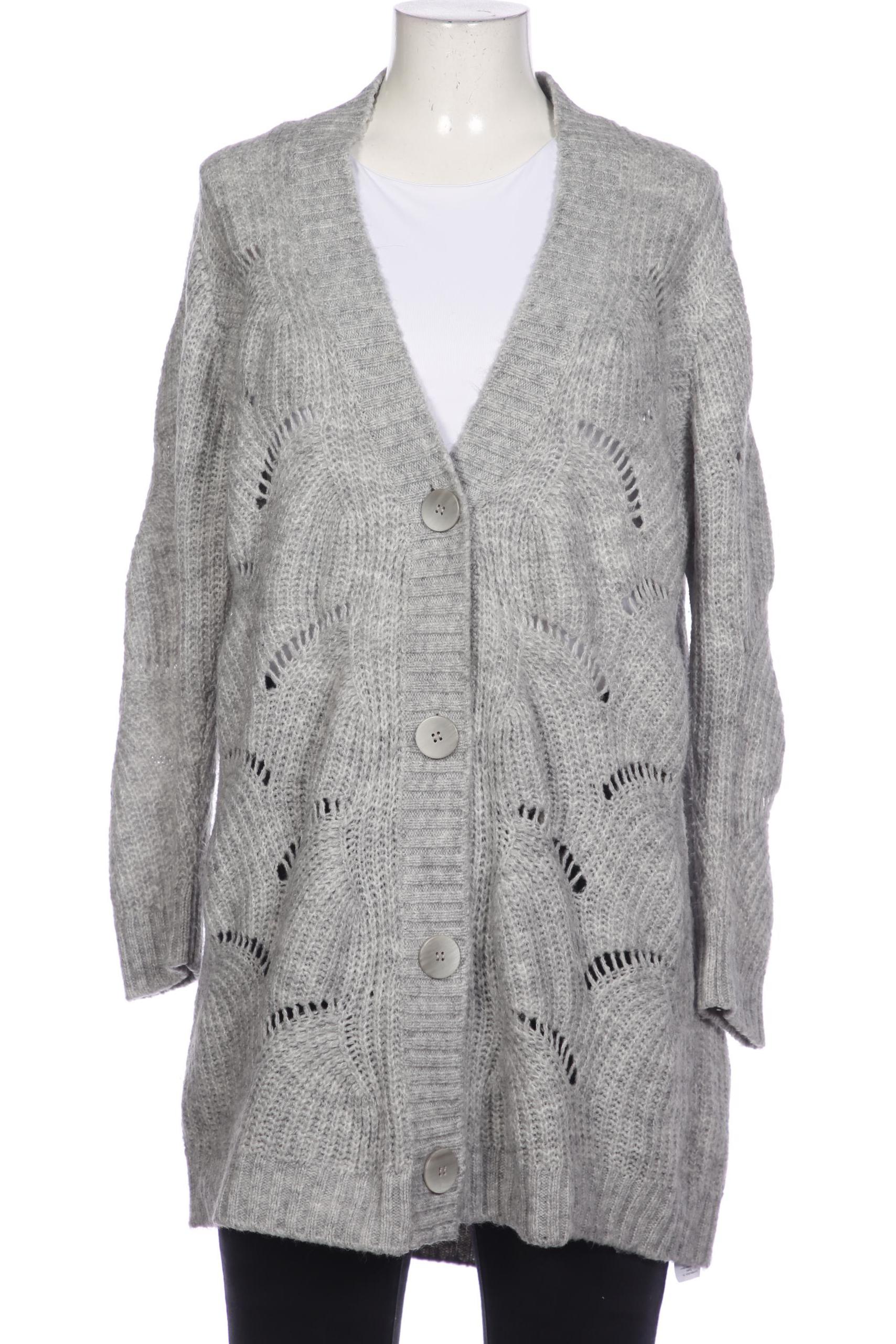 

Comma Damen Strickjacke, grau, Gr. 38