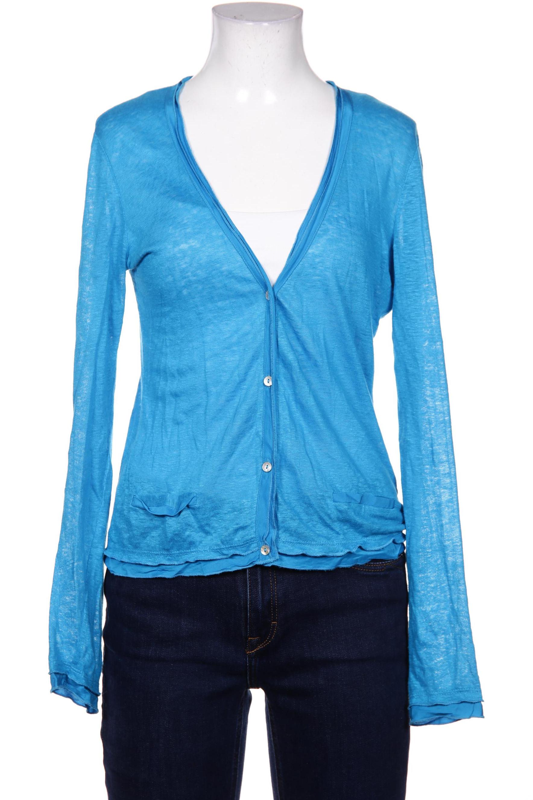

Comma Damen Strickjacke, blau, Gr. 36