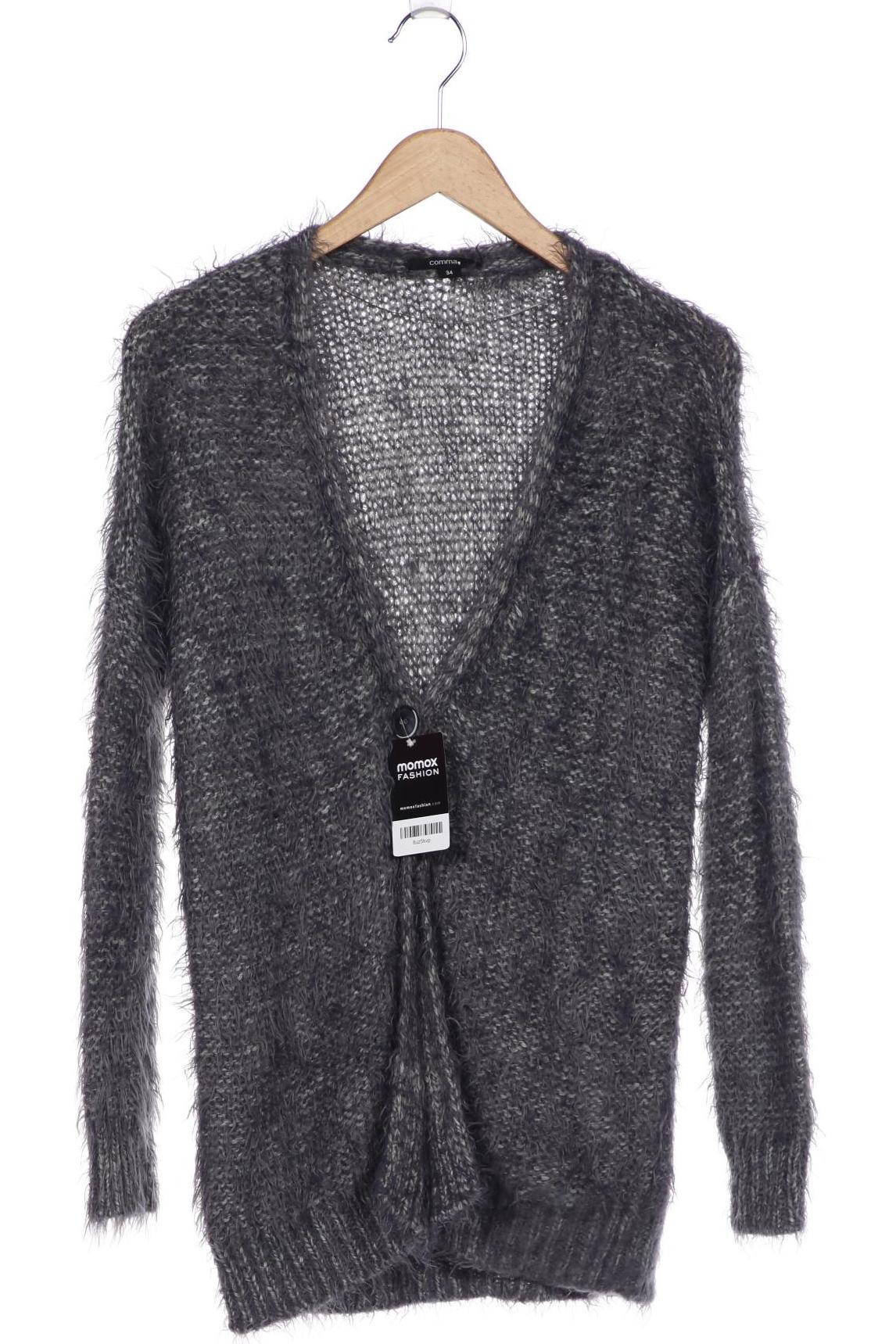 

Comma Damen Strickjacke, grau, Gr. 34