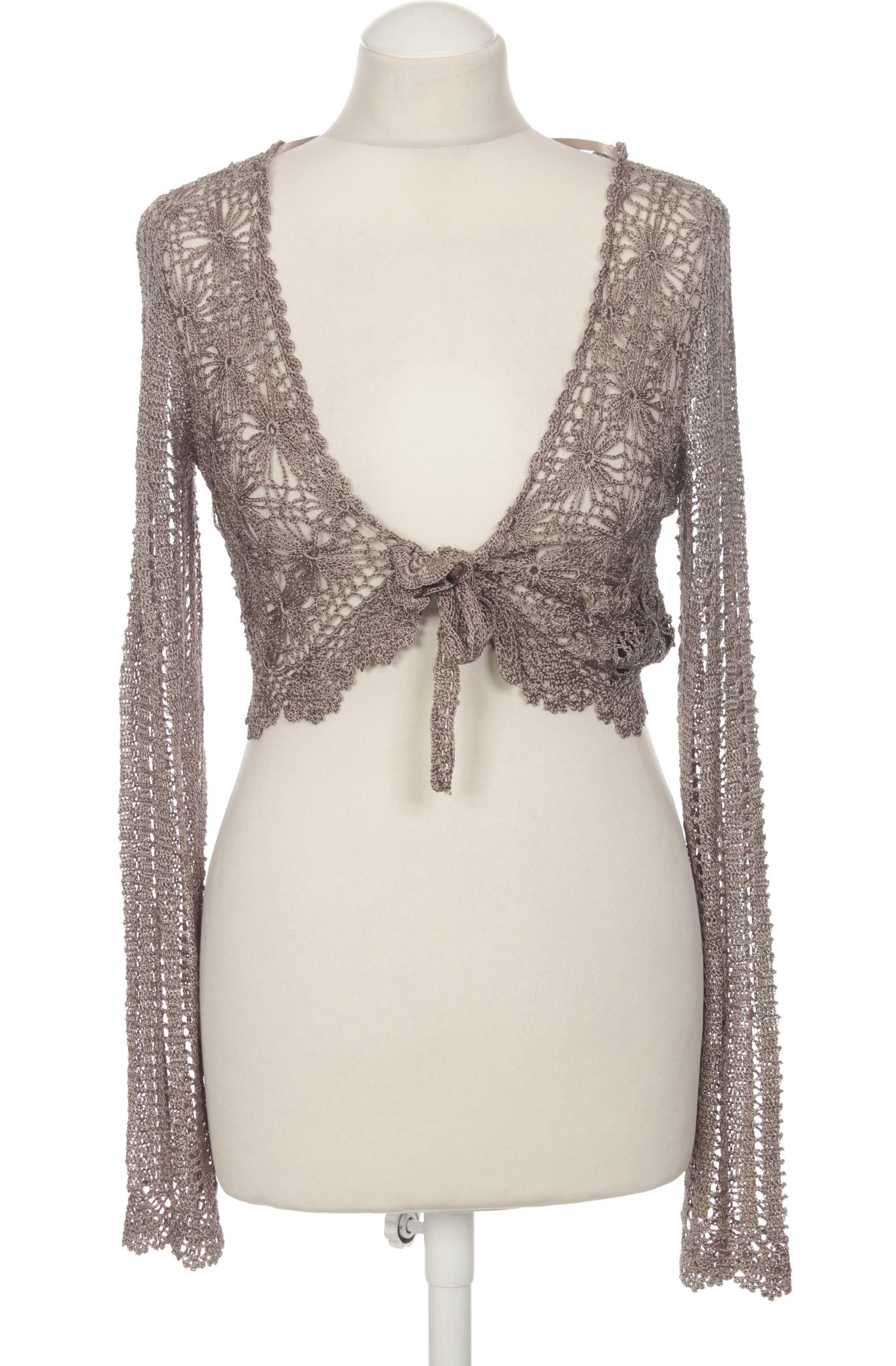 

Comma Damen Strickjacke, beige, Gr. 34