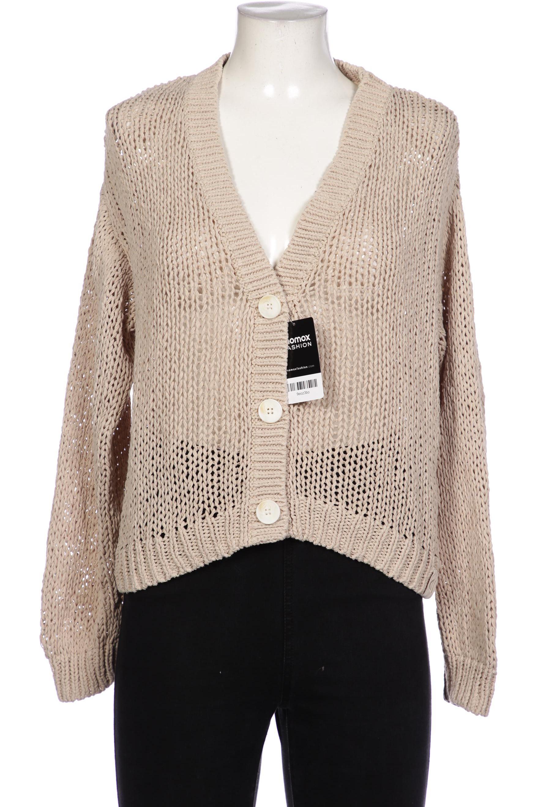 

Comma Damen Strickjacke, beige, Gr. 38