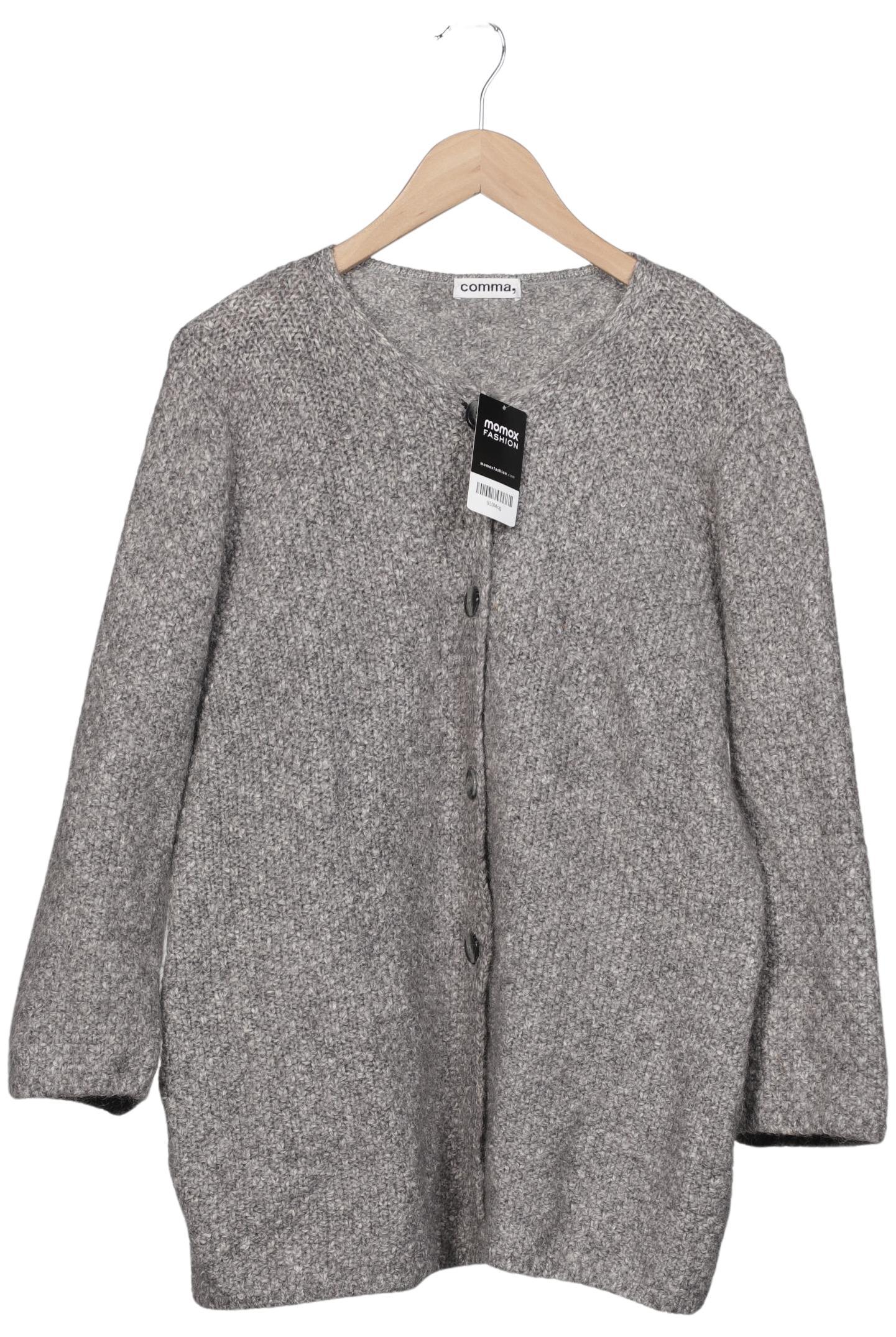 

Comma Damen Strickjacke, grau, Gr. 42